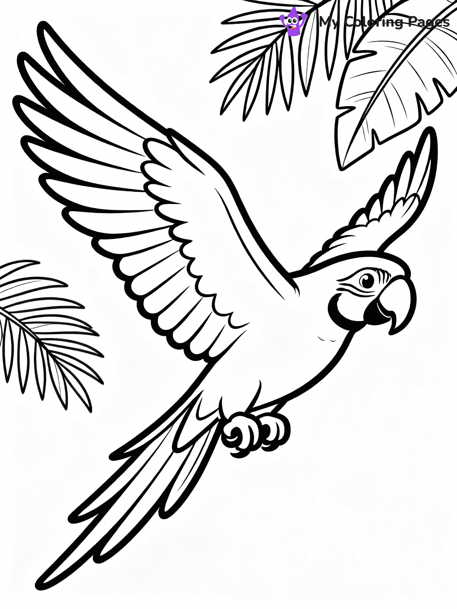 Parrot Coloring Pages - 5