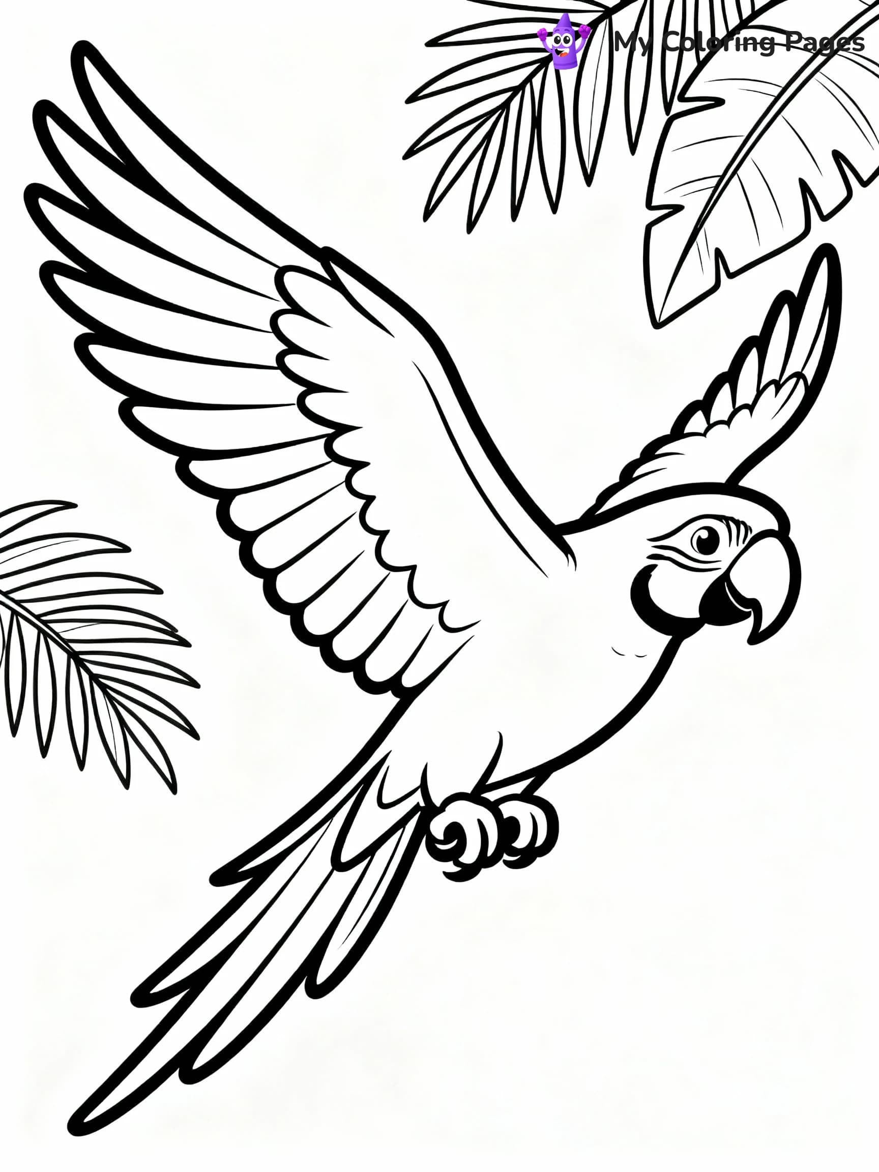 Parrot Coloring Pages - 5