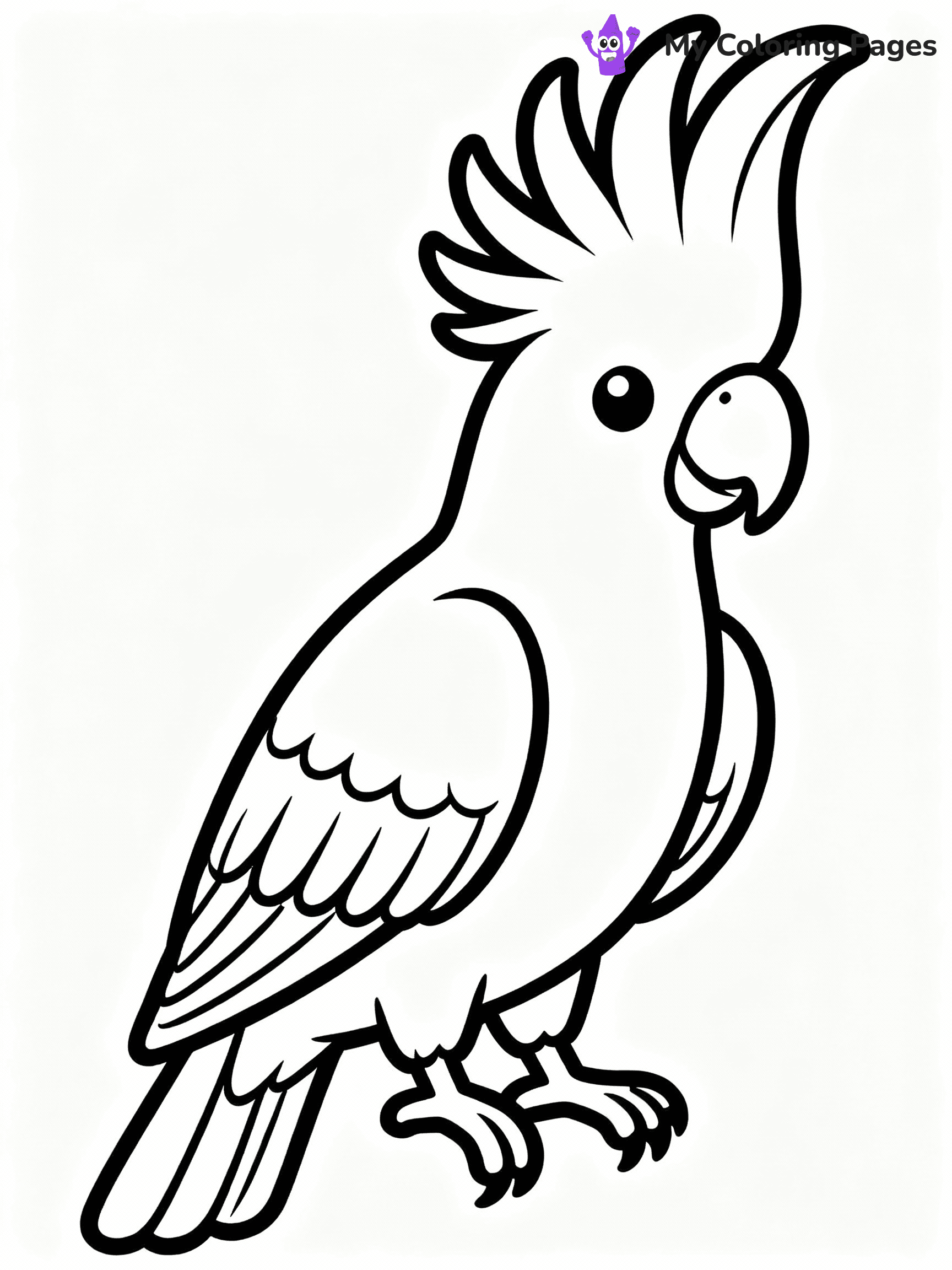 Parrot Coloring Pages - 4