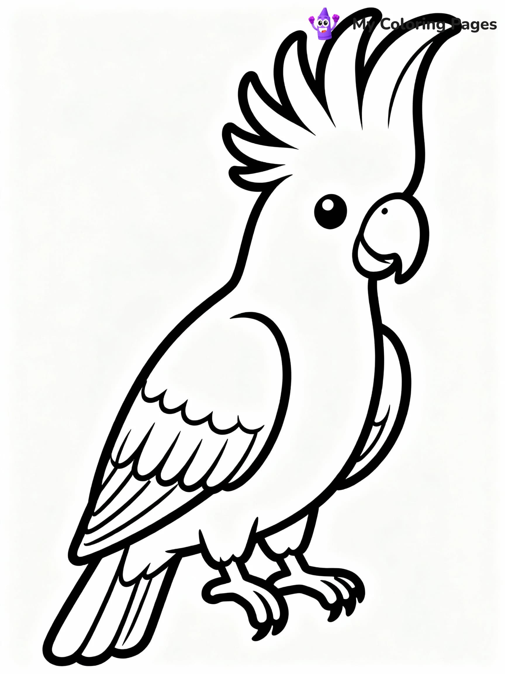 Parrot Coloring Pages - 4