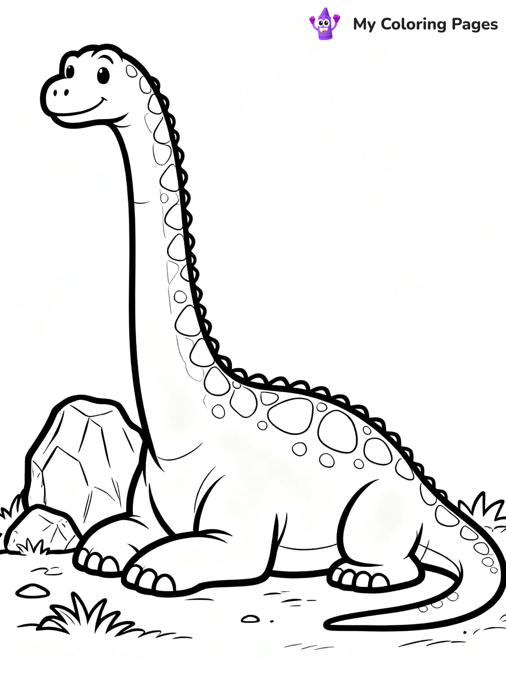 Brontosaurus Coloring Pages - 24