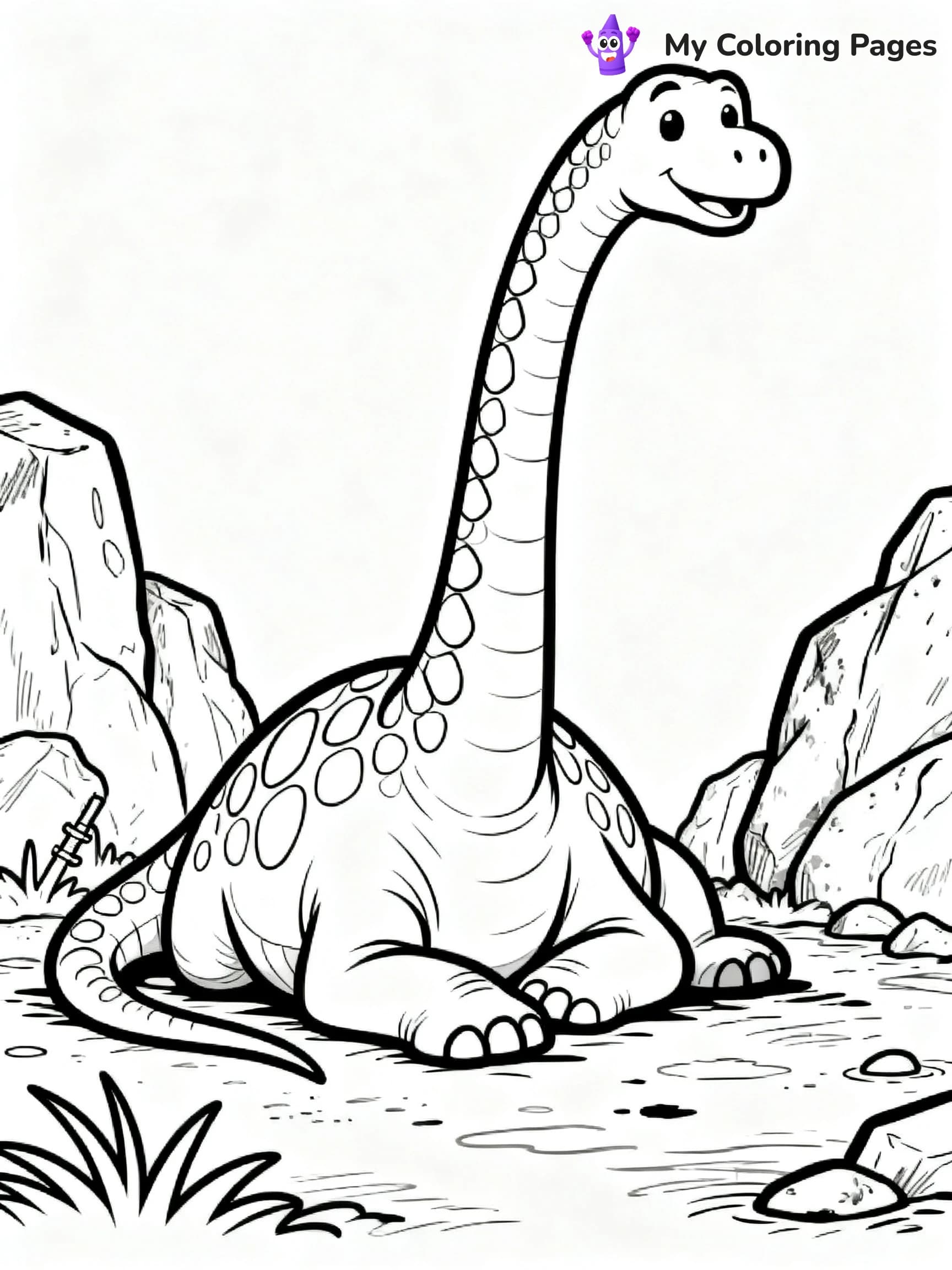 Brontosaurus Coloring Pages - 22