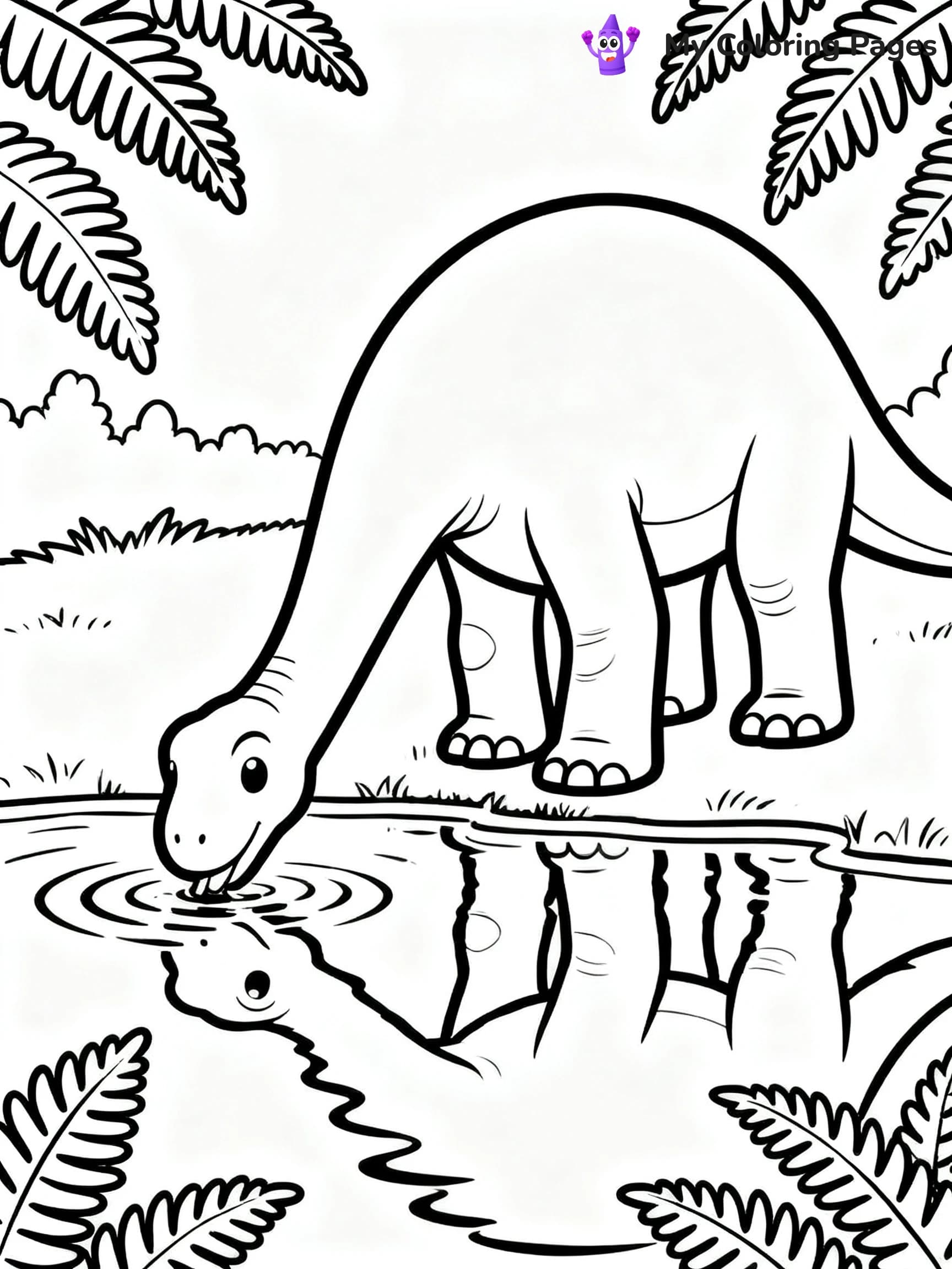 Brontosaurus Coloring Pages - 21