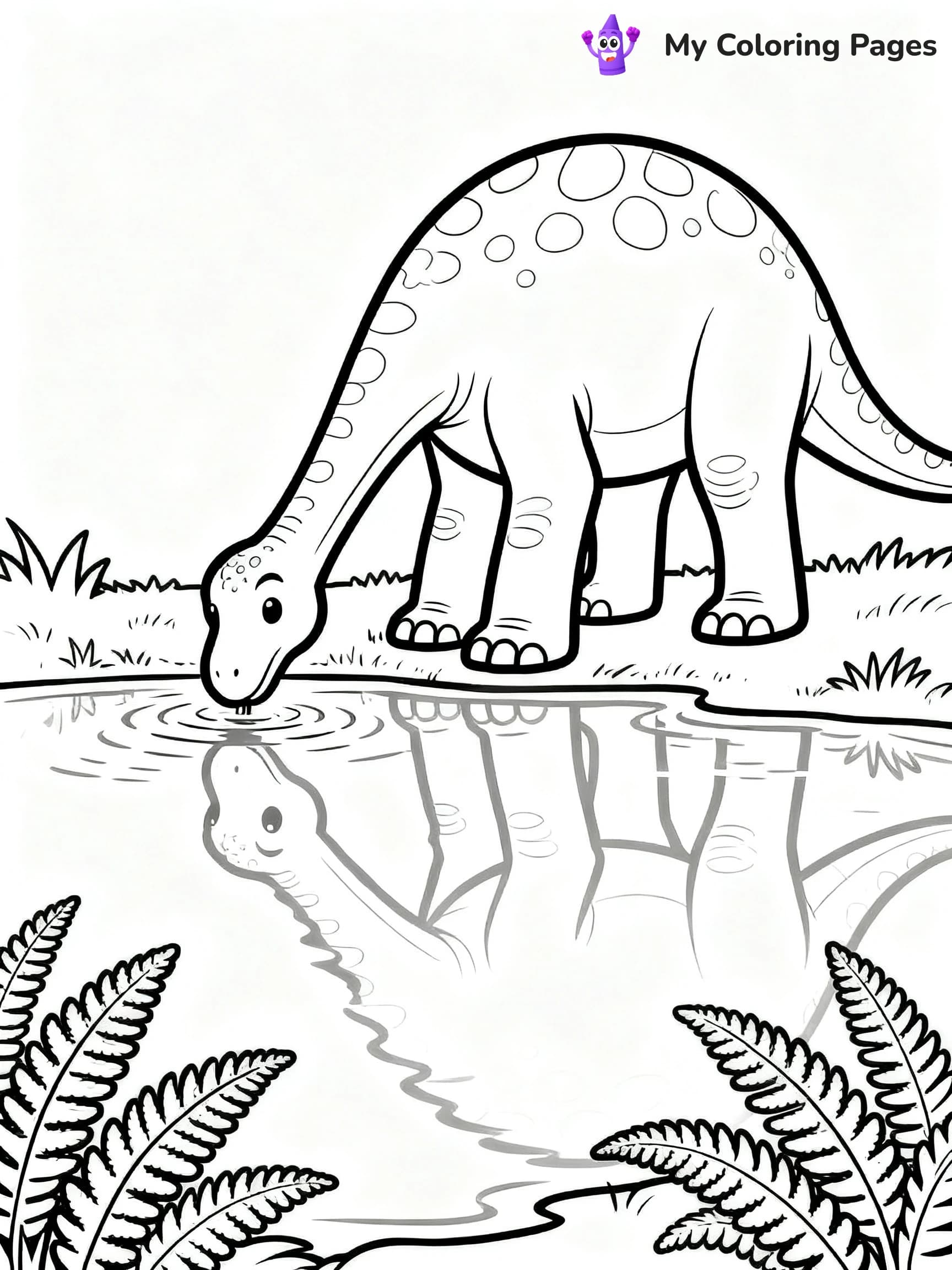 Brontosaurus Coloring Pages - 19