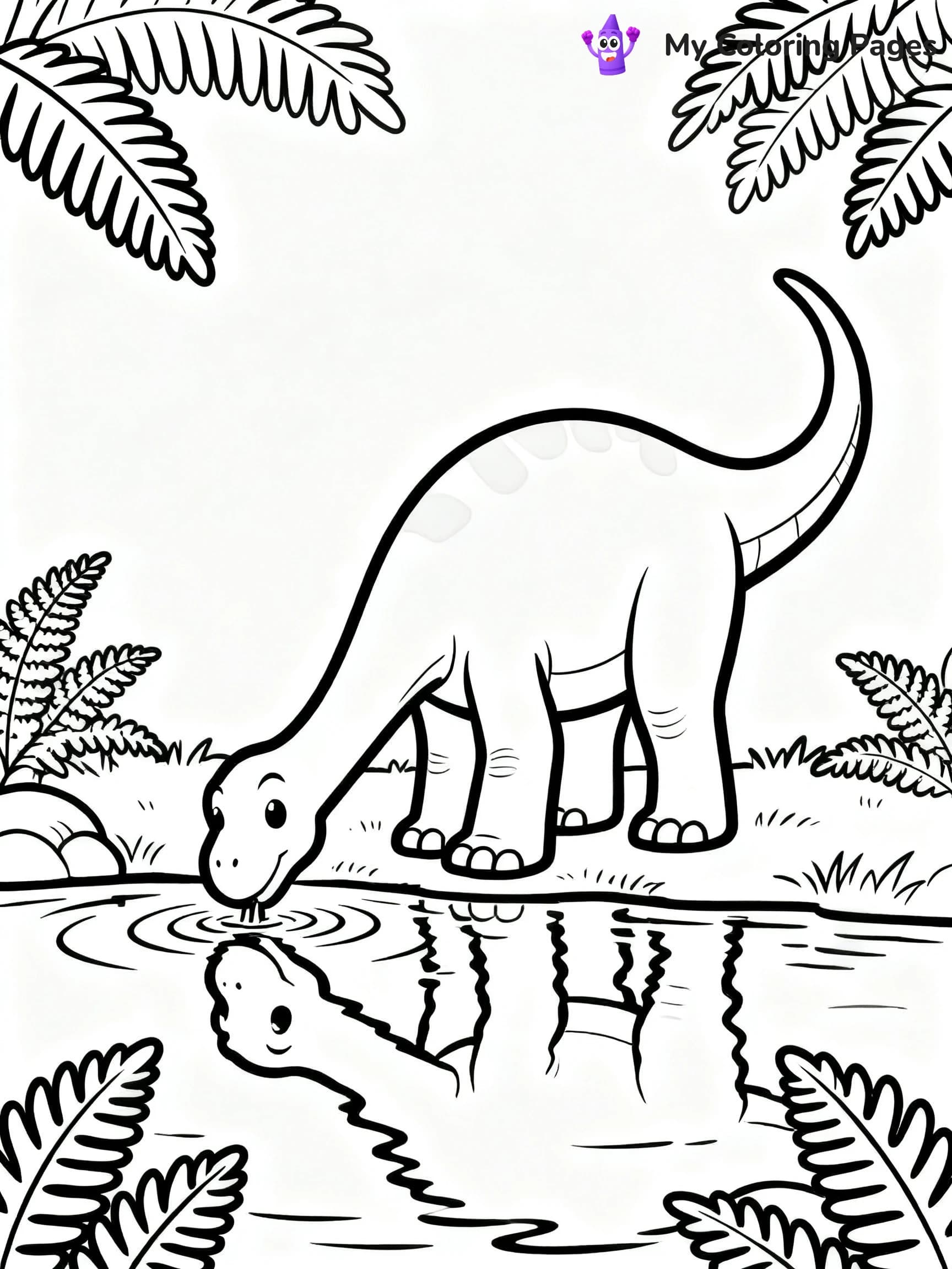 Brontosaurus Coloring Pages - 18