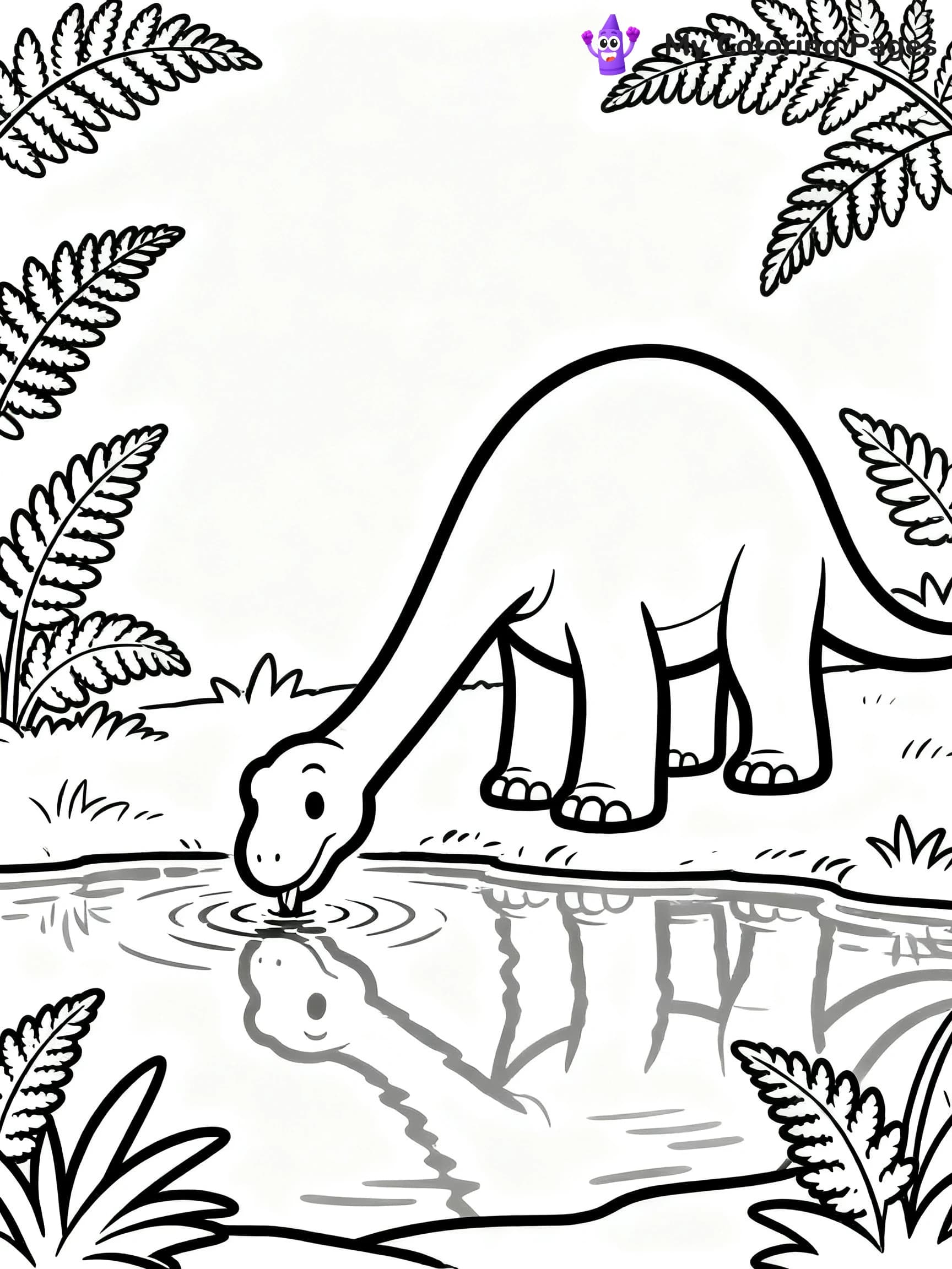Brontosaurus Coloring Pages - 17