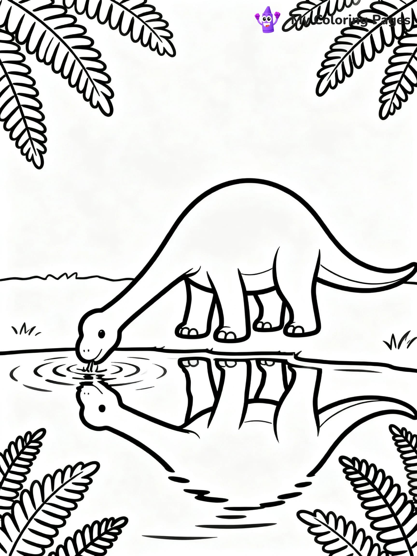 Brontosaurus Coloring Pages - 16