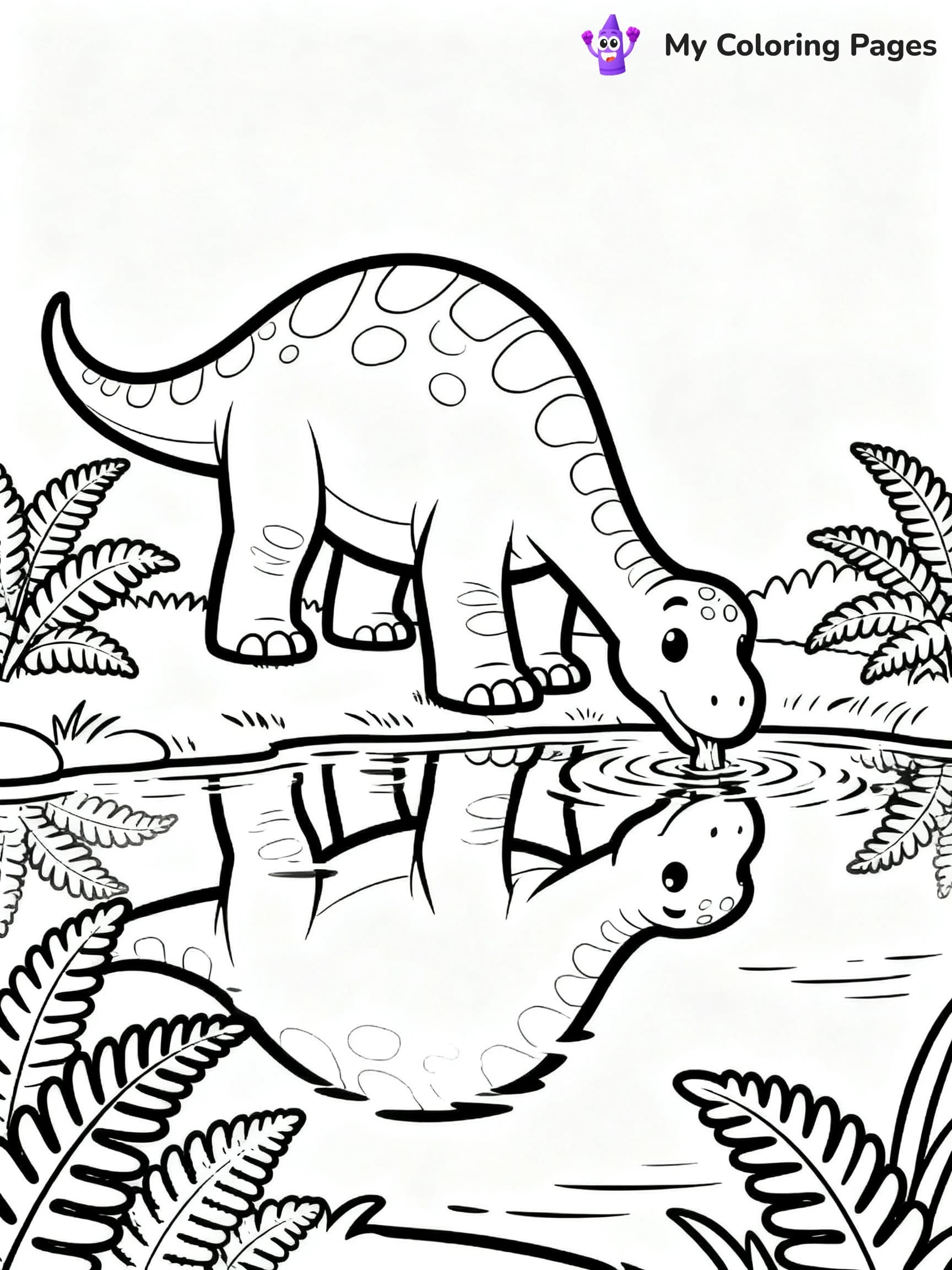 Brontosaurus Coloring Pages - 15