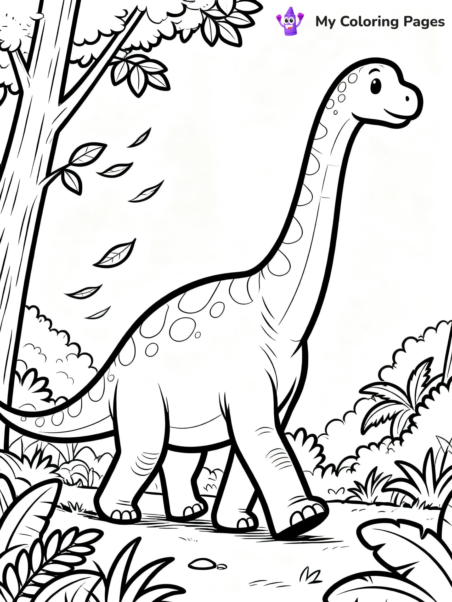Brontosaurus Coloring Pages - 10