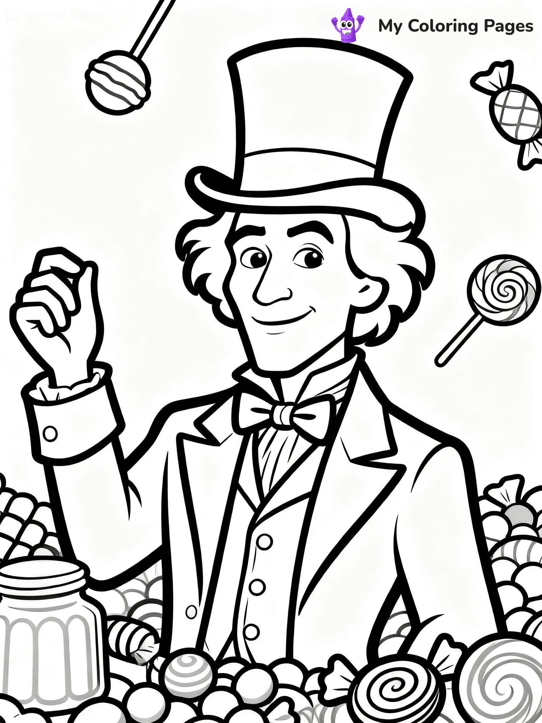 Willy Wonka Coloring Pages - 18