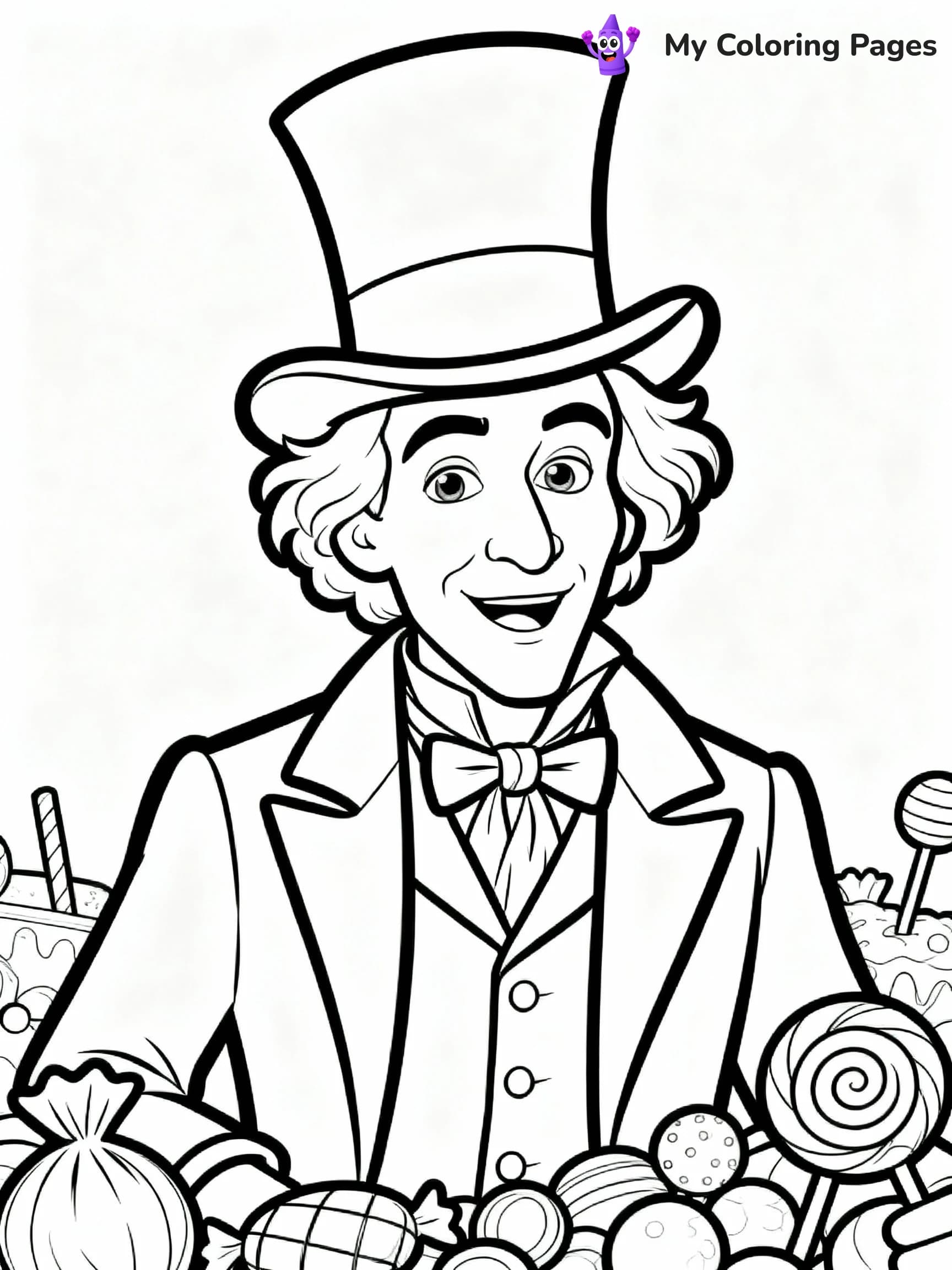 Willy Wonka Coloring Pages - 16