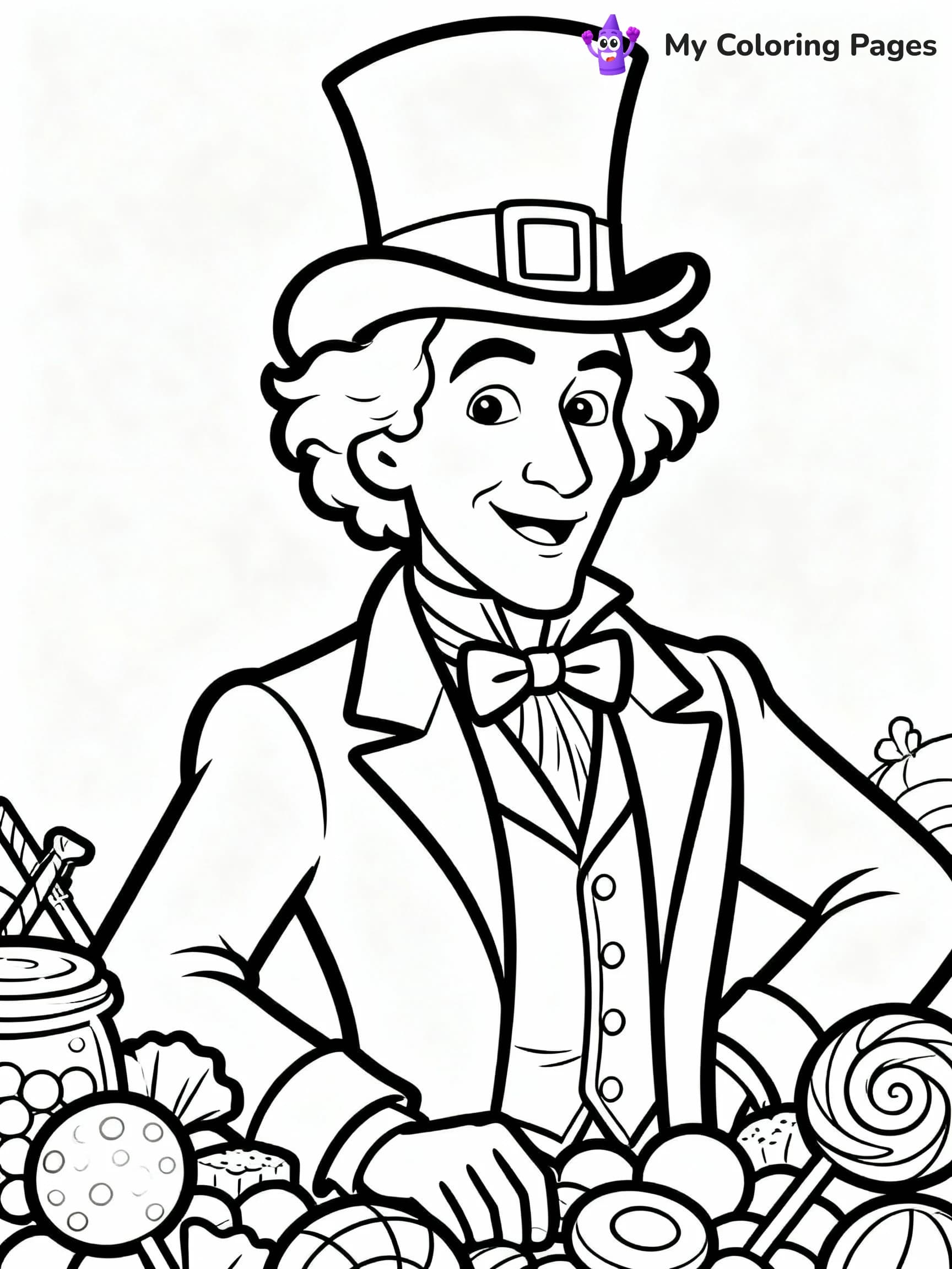 Willy Wonka Coloring Pages - 15