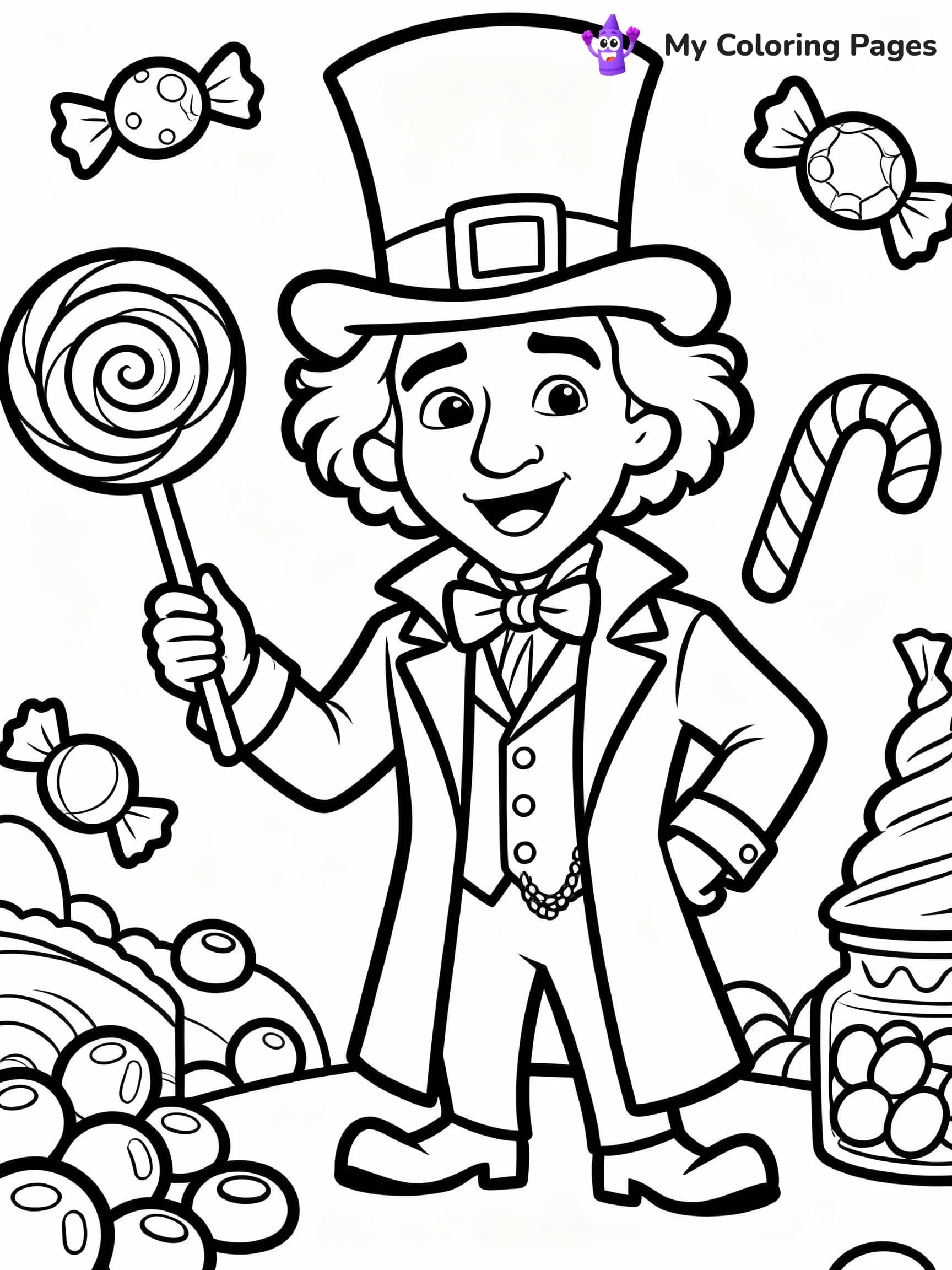 Willy Wonka Coloring Pages - 13
