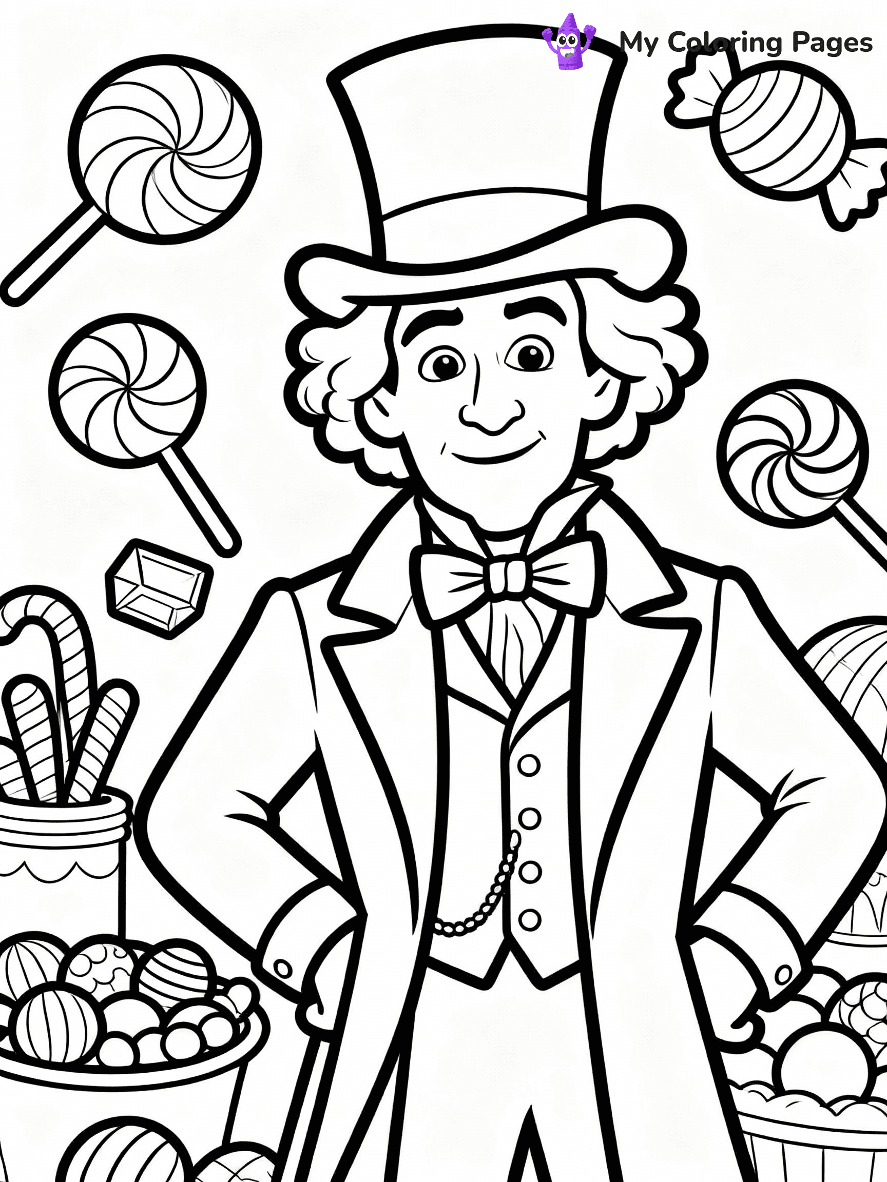 Willy Wonka Coloring Pages - 11