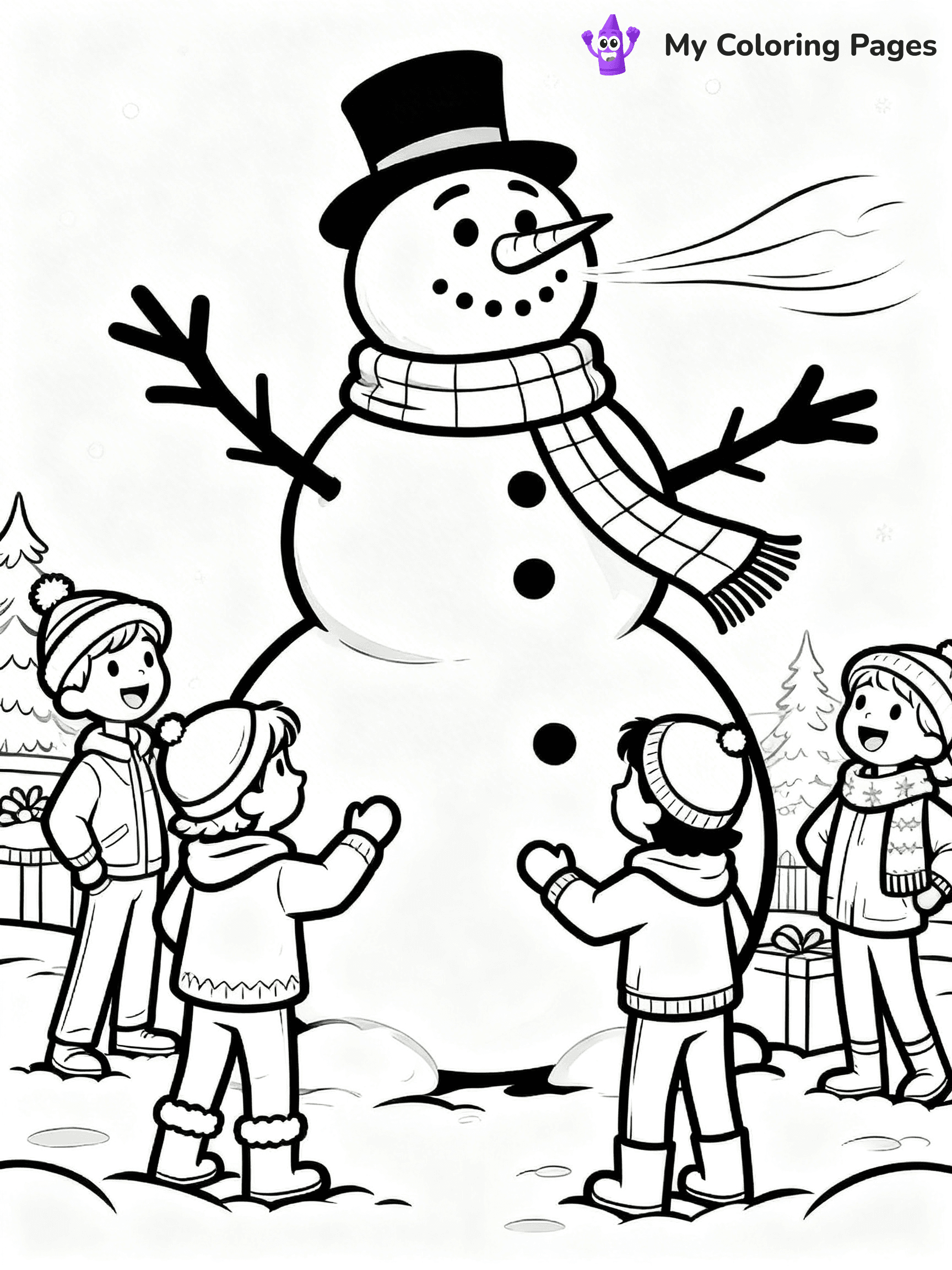 Frosty the Snowman Coloring Pages - 46