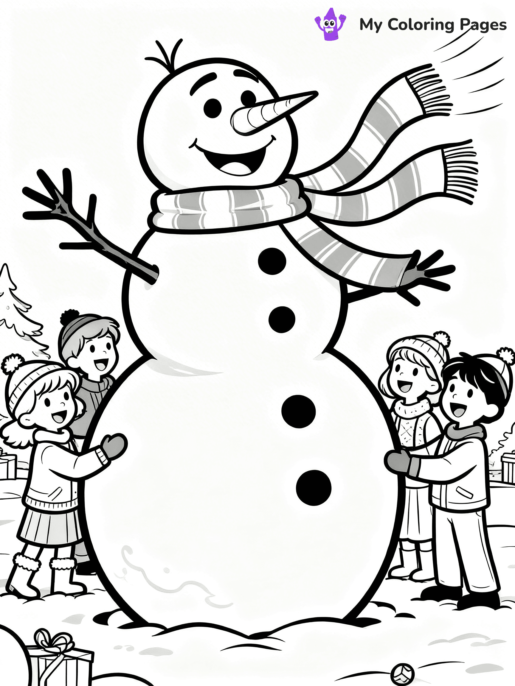 Frosty the Snowman Coloring Pages - 45
