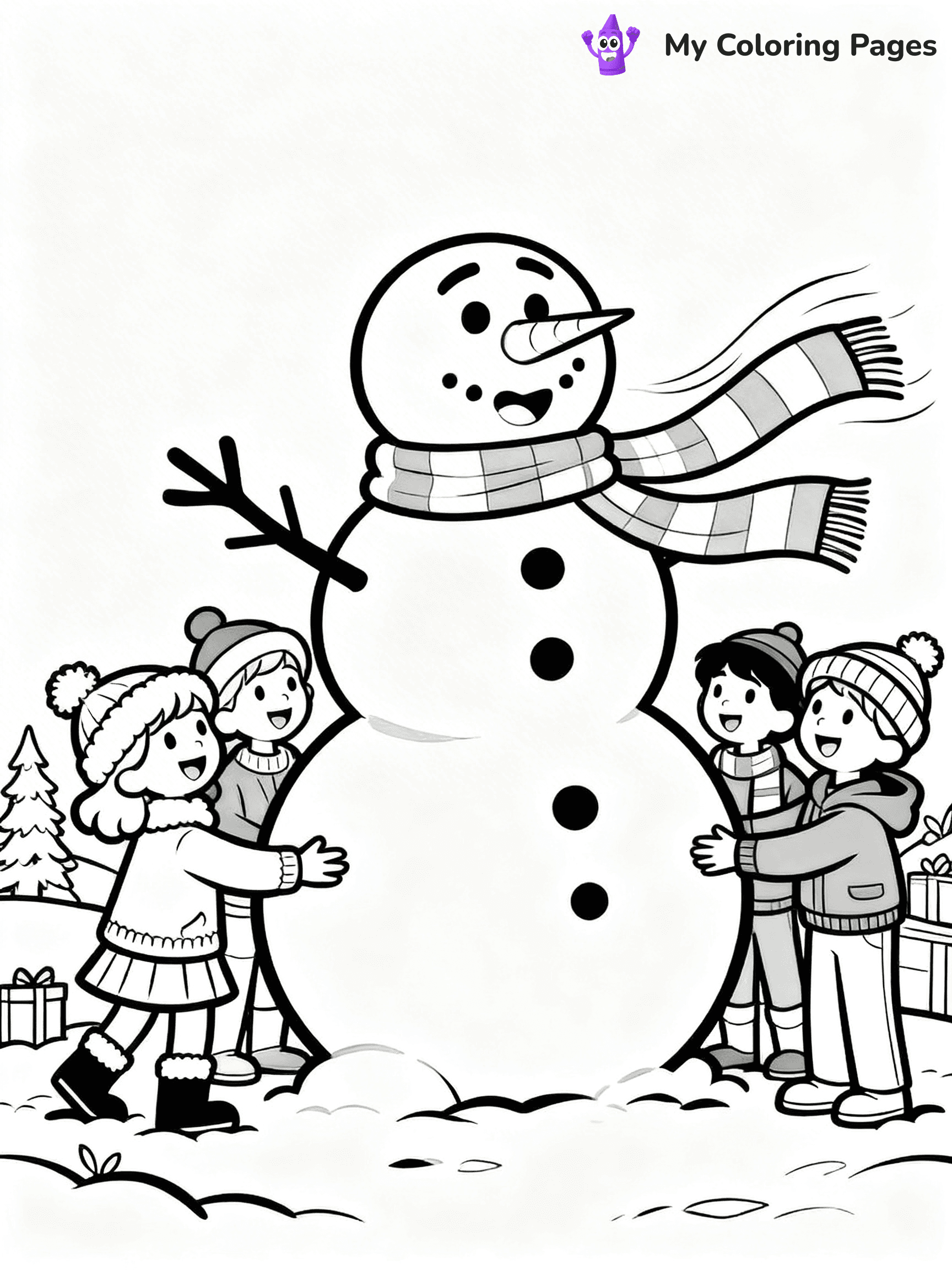 Frosty the Snowman Coloring Pages - 44
