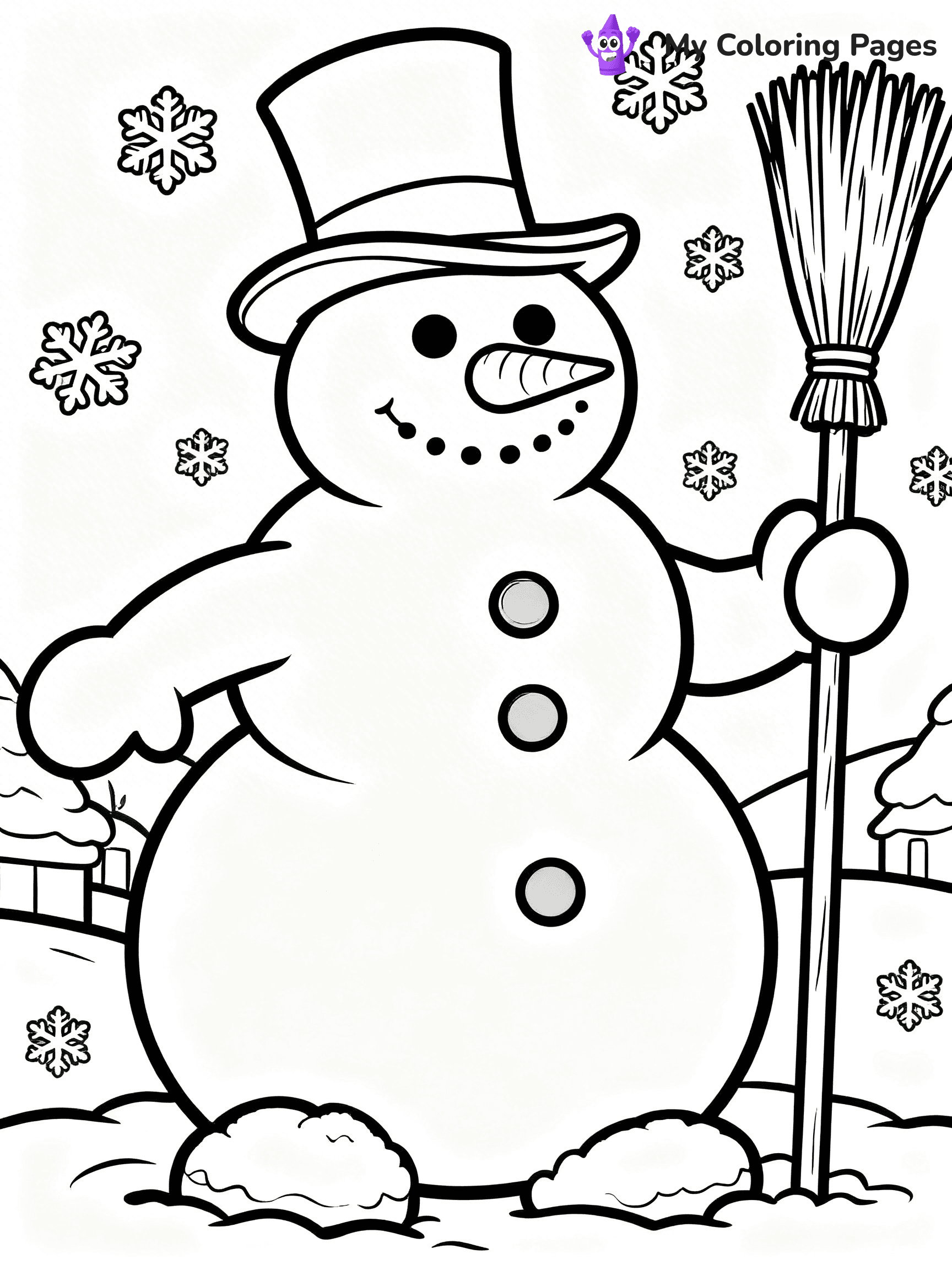 Frosty the Snowman Coloring Pages - 38