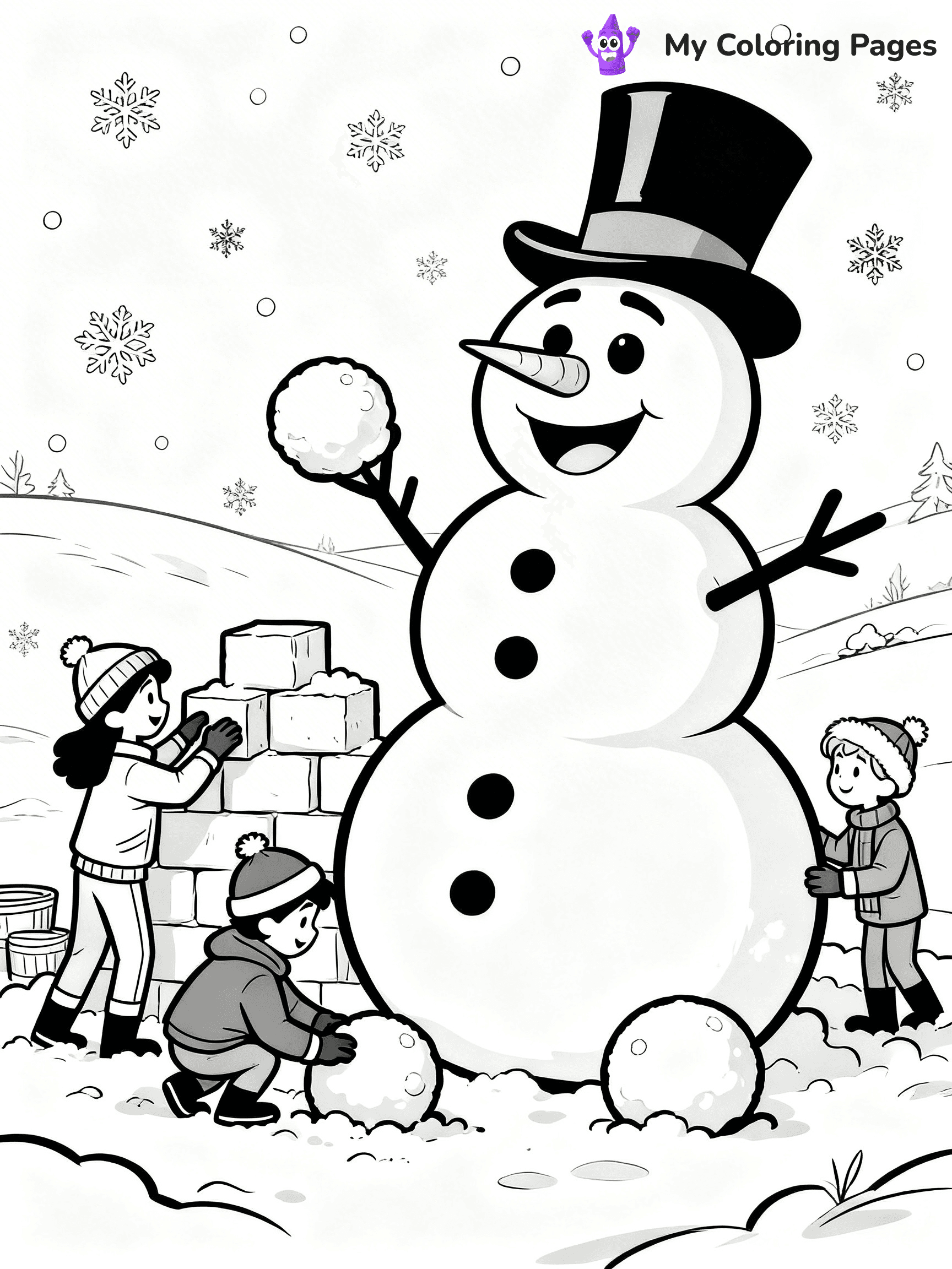Frosty the Snowman Coloring Pages - 34