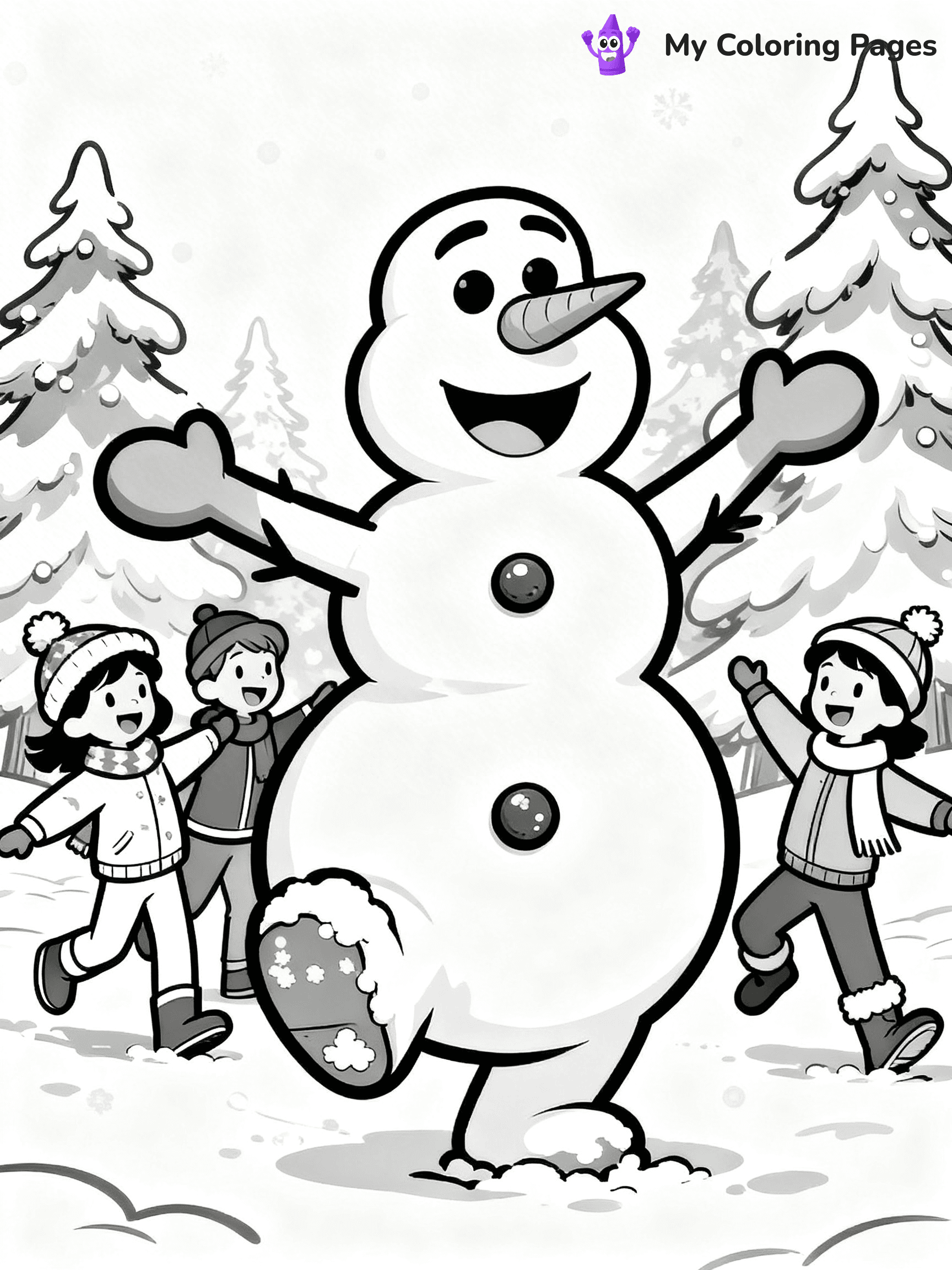 Frosty the Snowman Coloring Pages - 28