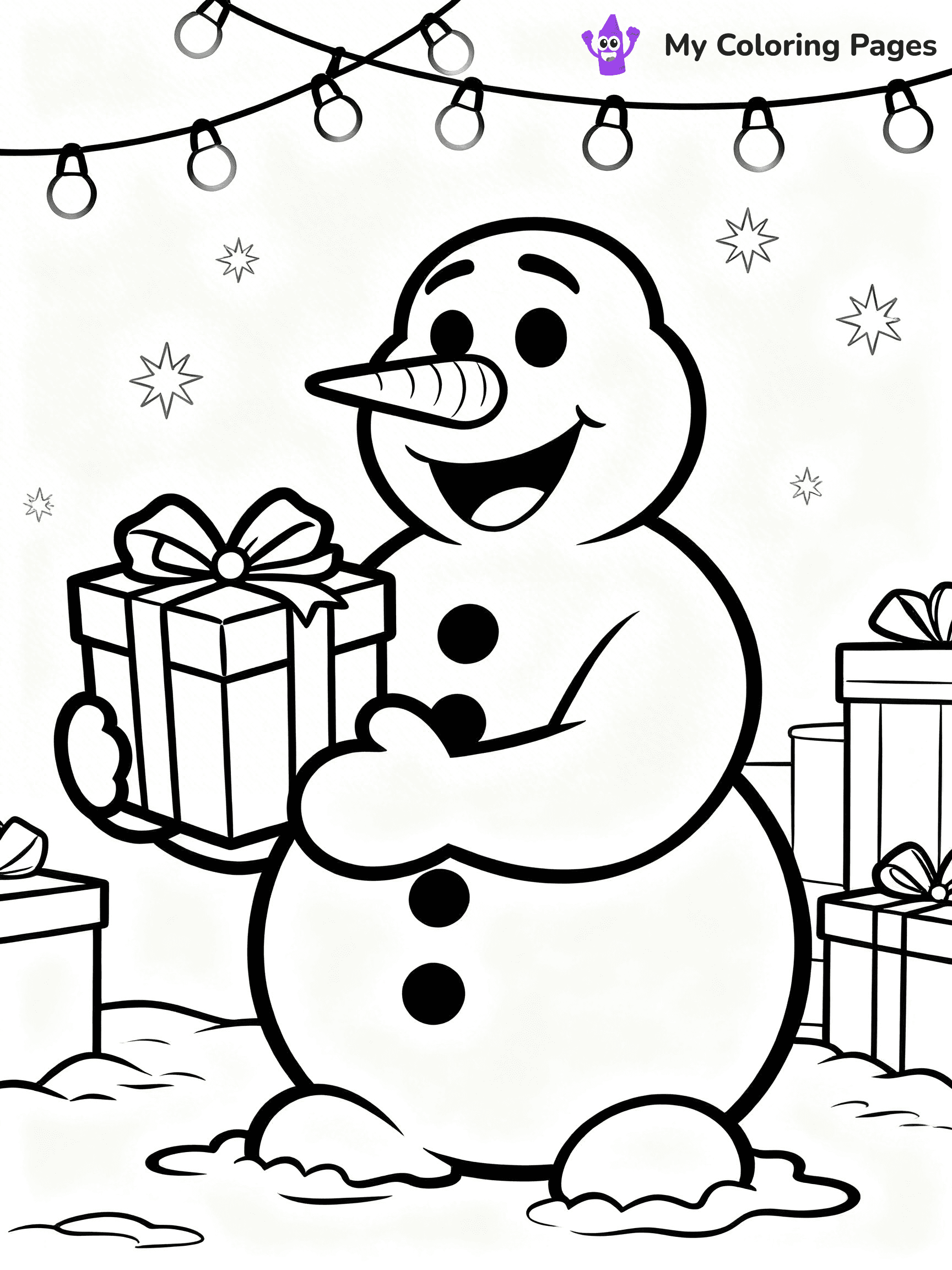 Frosty the Snowman Coloring Pages - 25