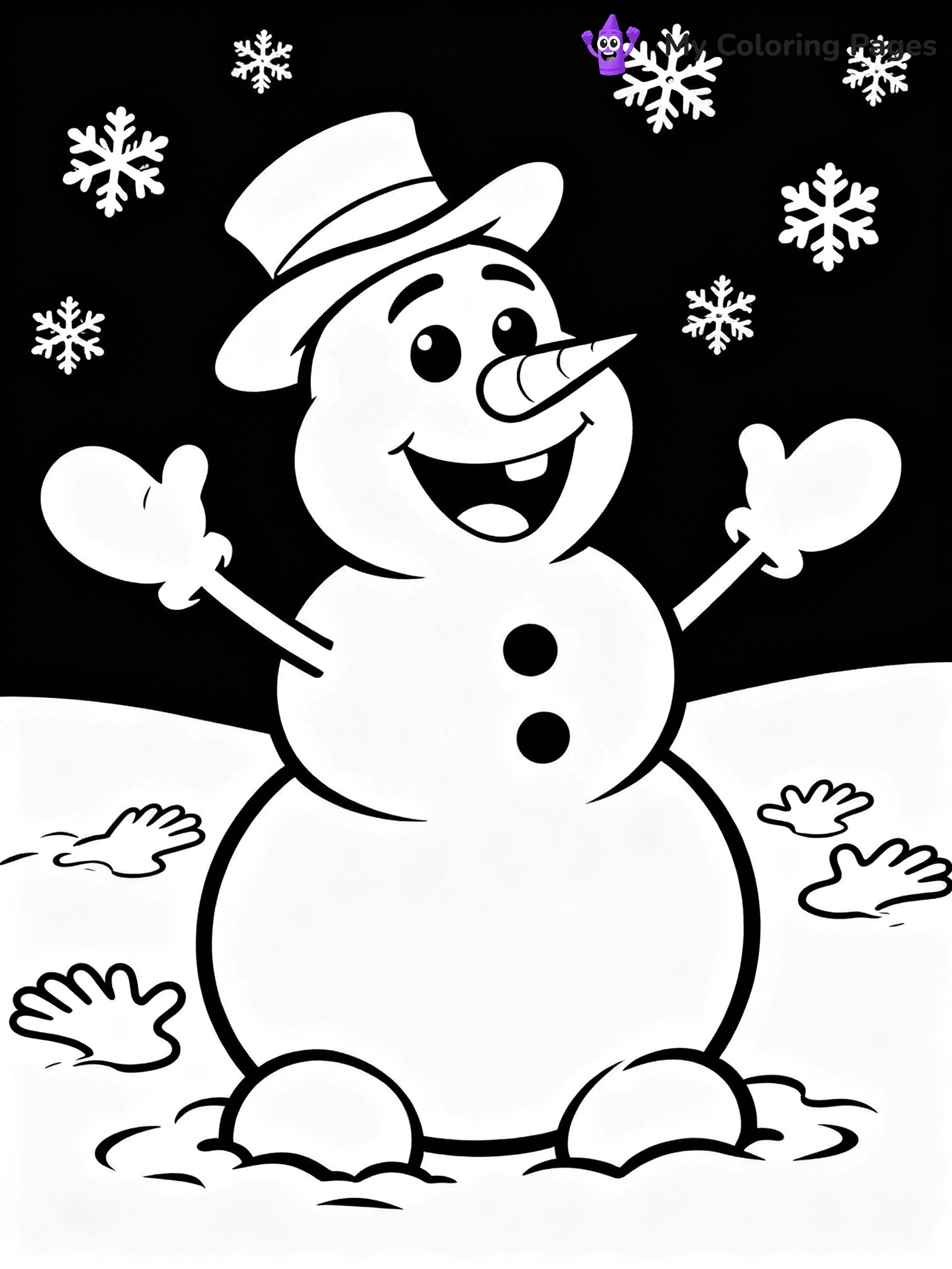 Frosty the Snowman Coloring Pages - 23