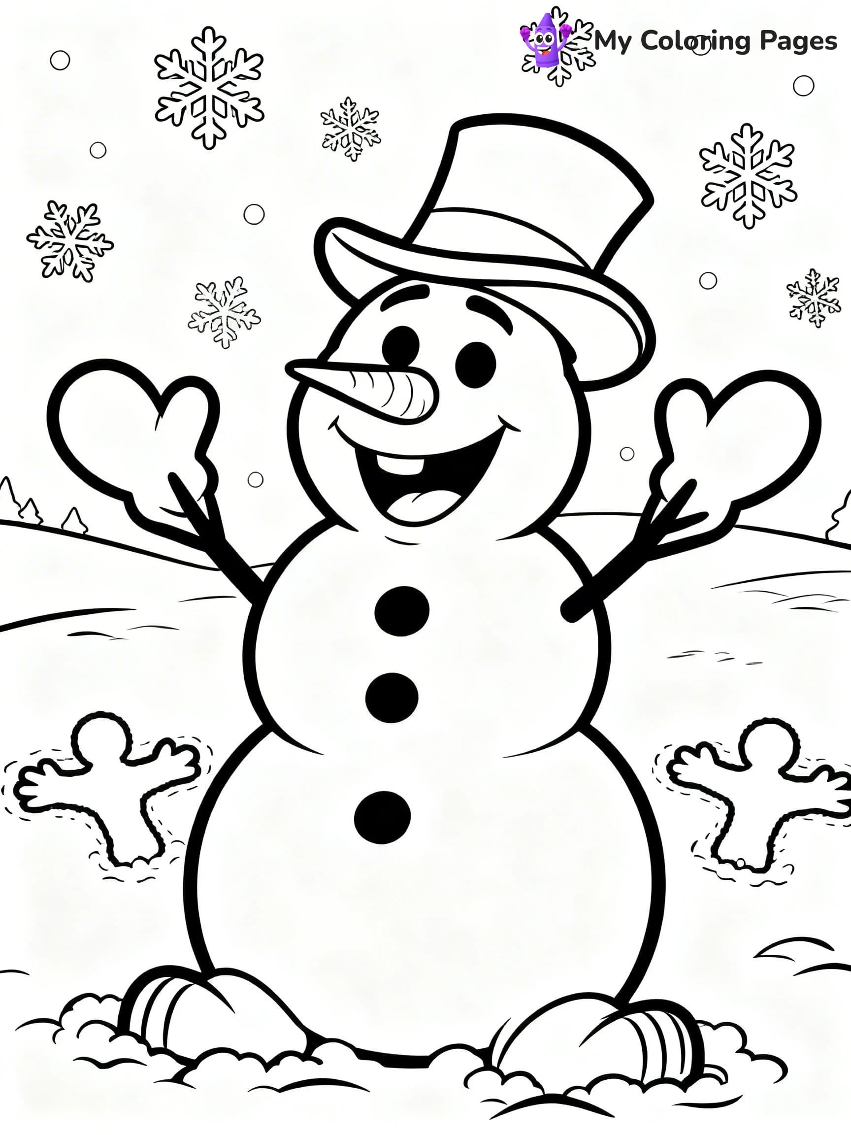 Frosty the Snowman Coloring Pages - 22