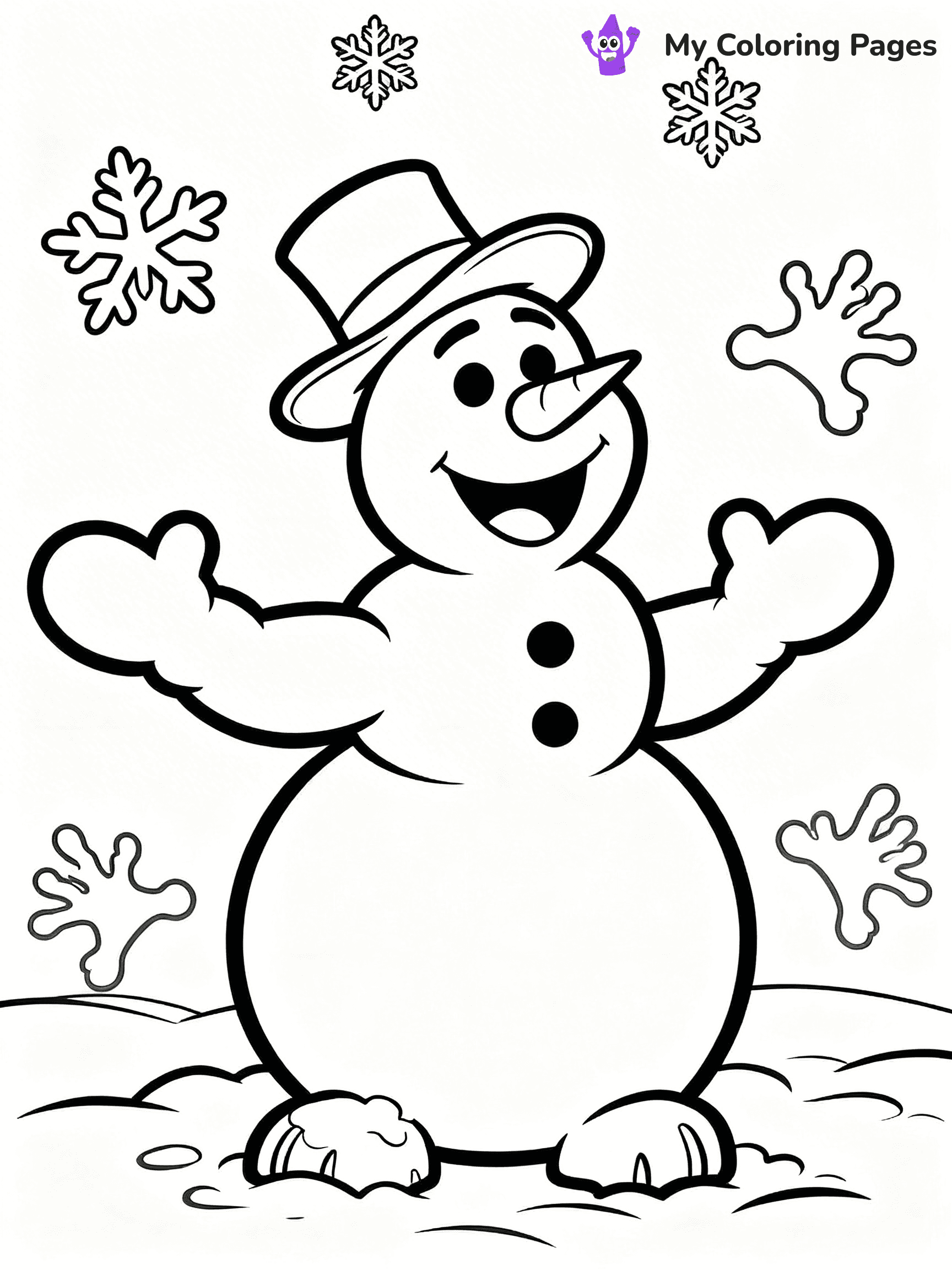 Frosty the Snowman Coloring Pages - 21