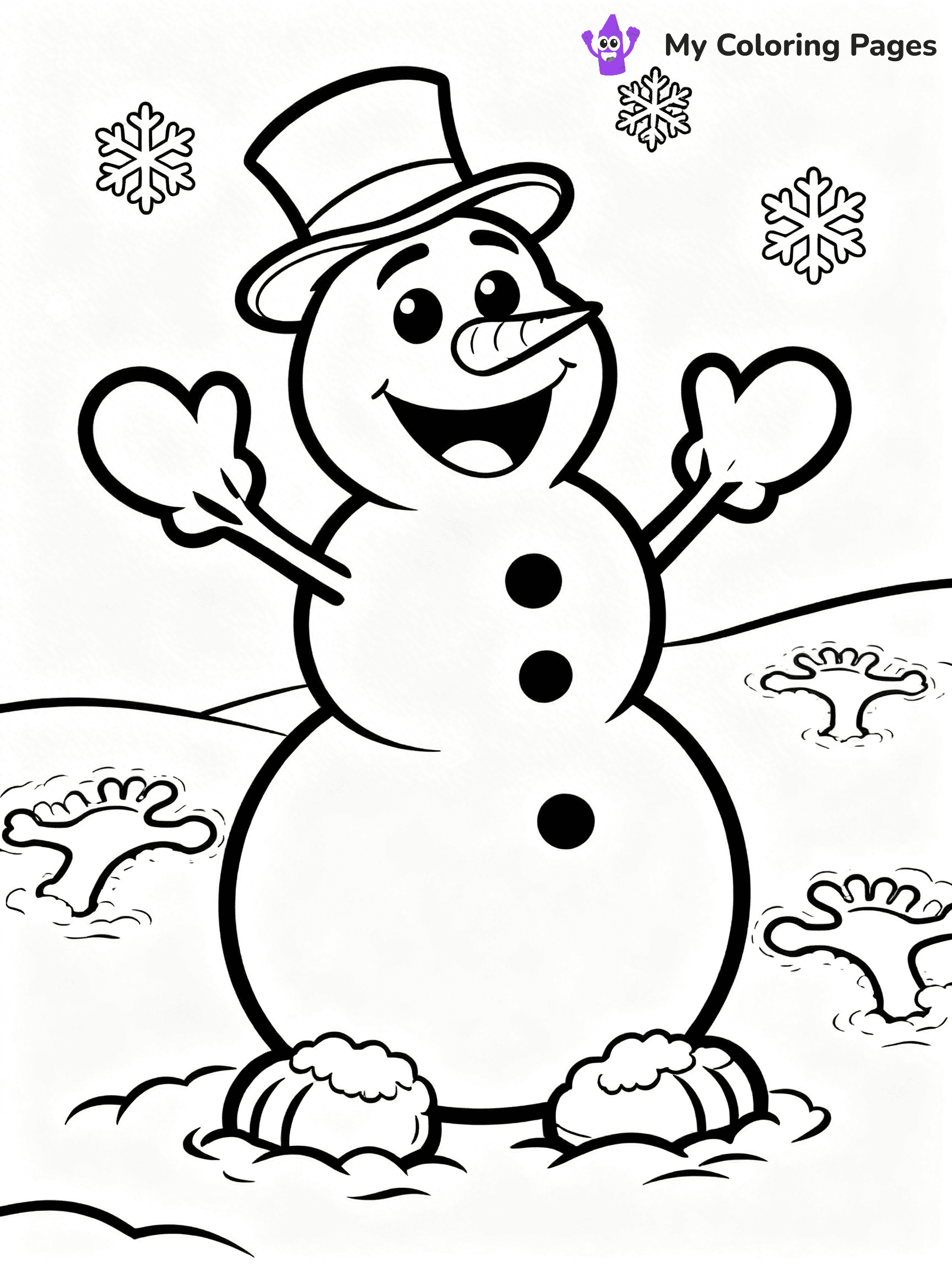 Frosty the Snowman Coloring Pages - 20