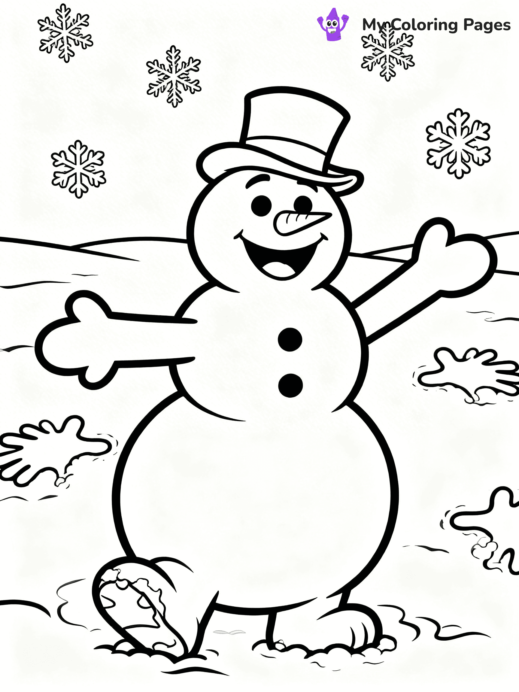 Frosty the Snowman Coloring Pages - 19