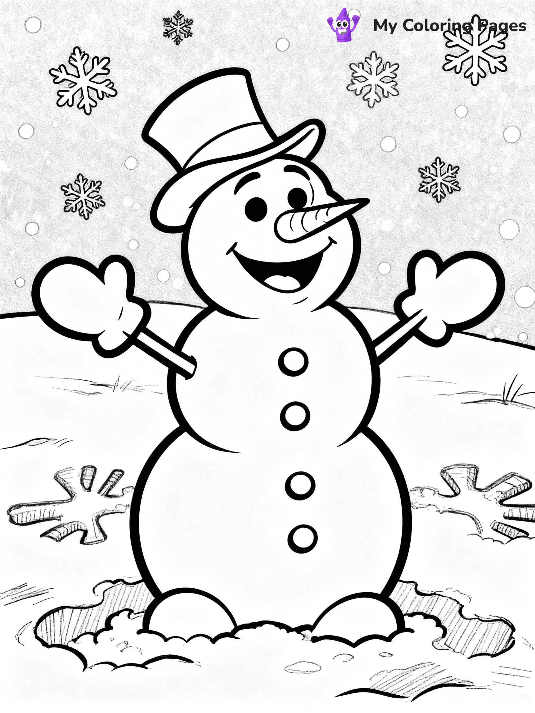 Frosty the Snowman Coloring Pages - 18