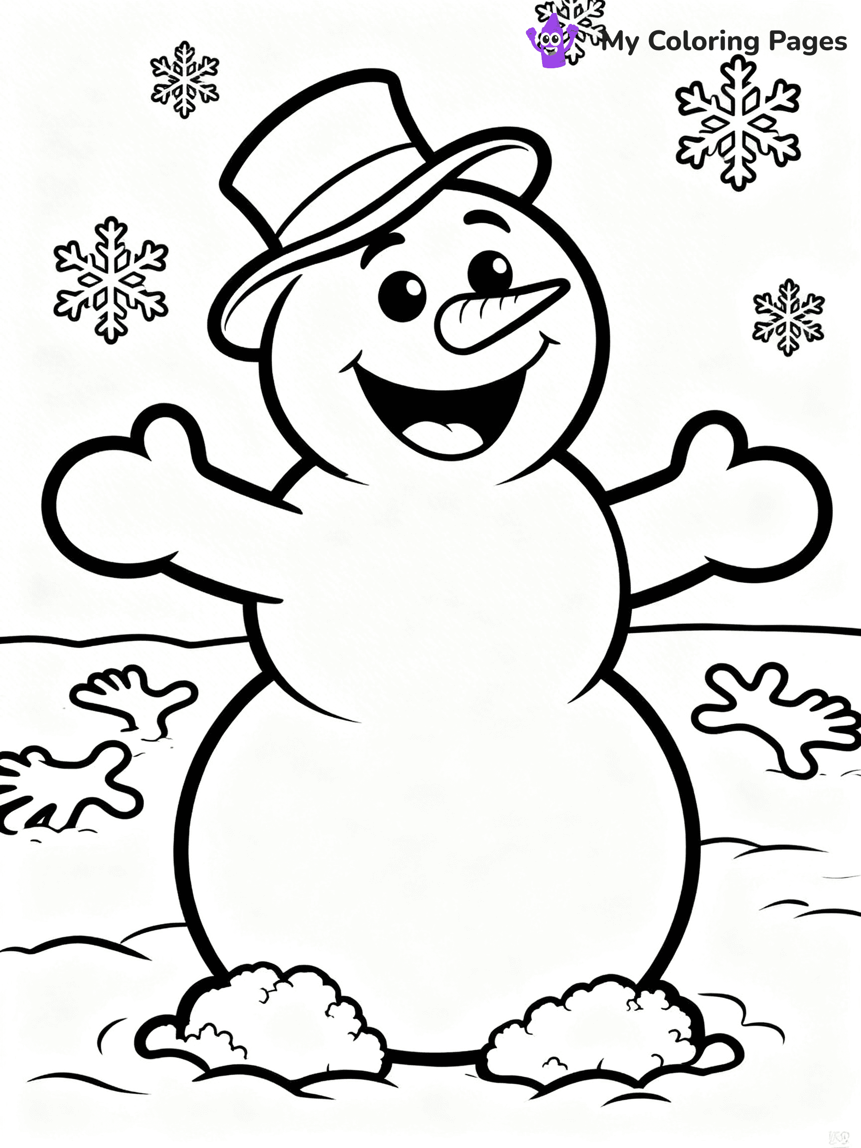 Frosty the Snowman Coloring Pages - 17
