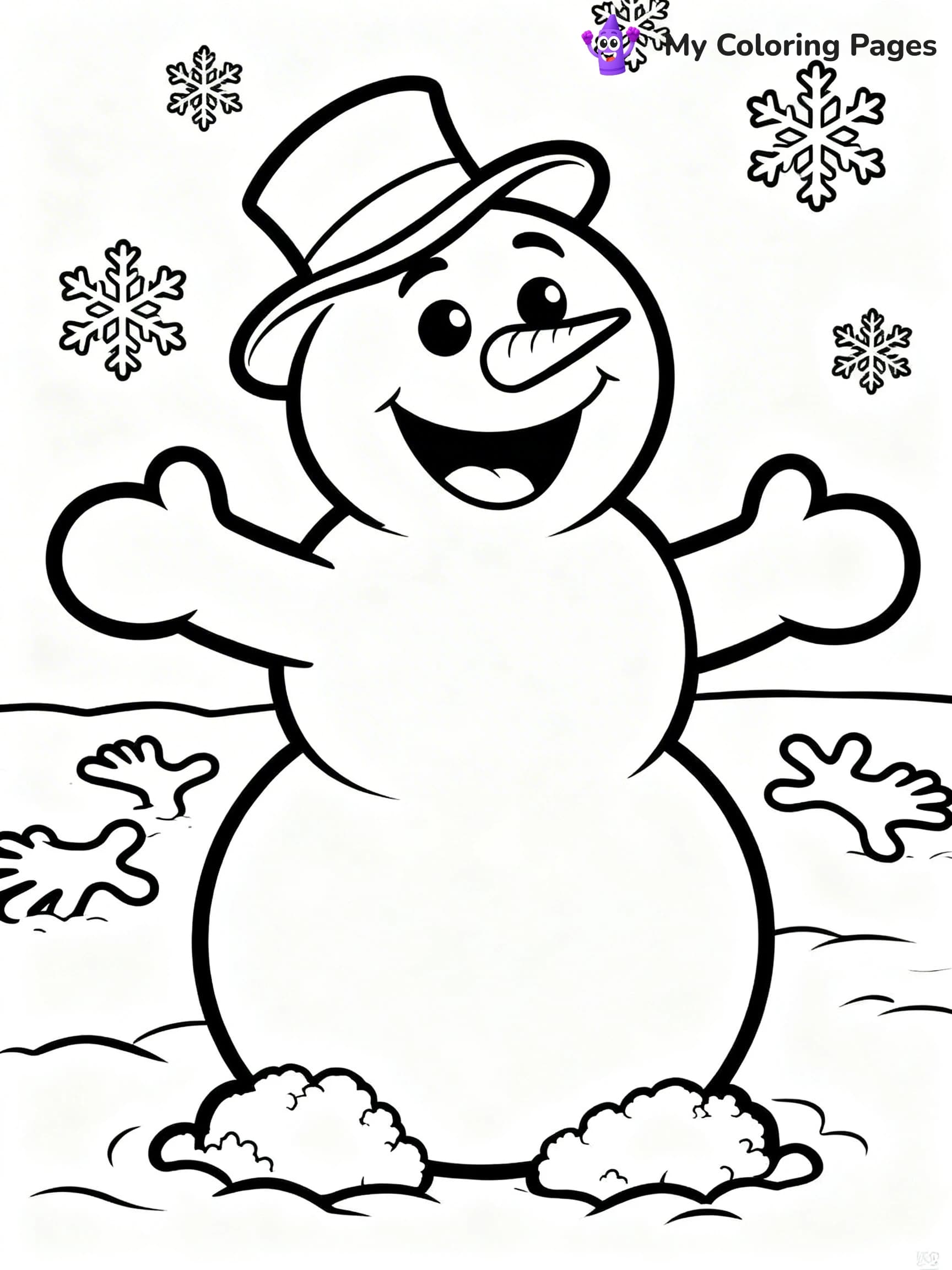 Frosty the Snowman Coloring Pages - 17