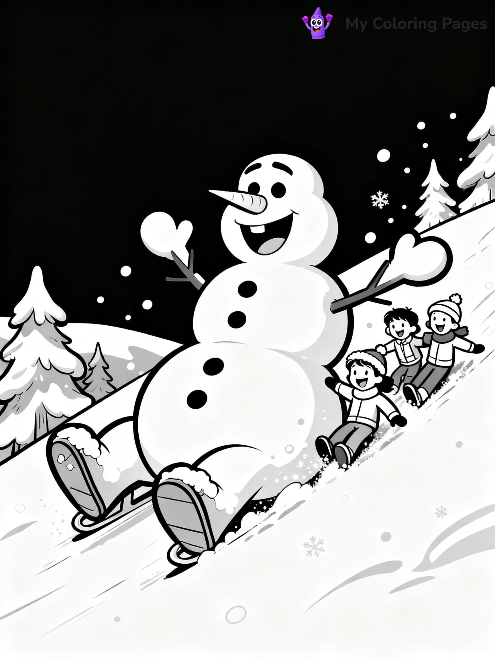 Frosty the Snowman Coloring Pages - 15