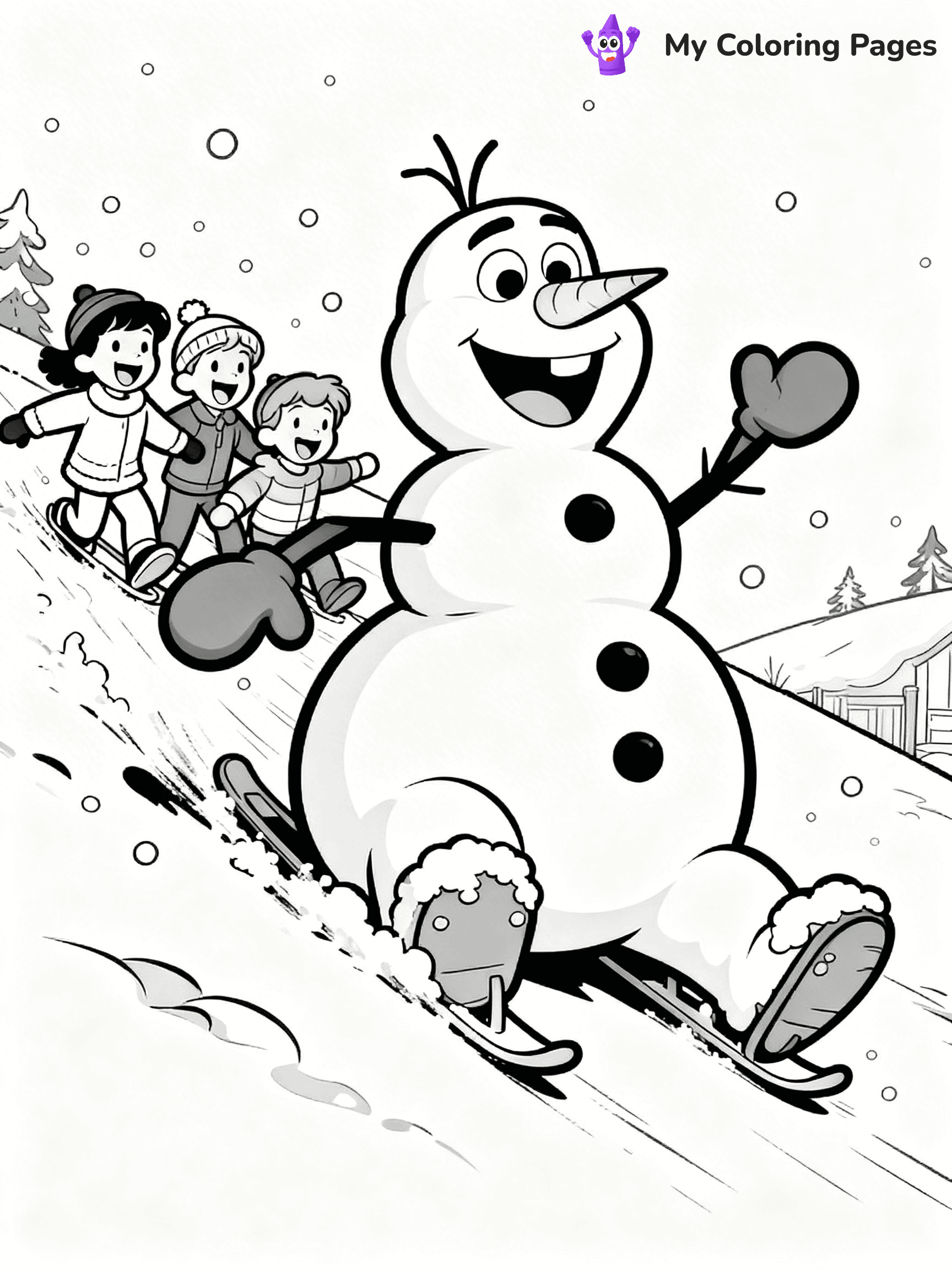 Frosty the Snowman Coloring Pages - 11