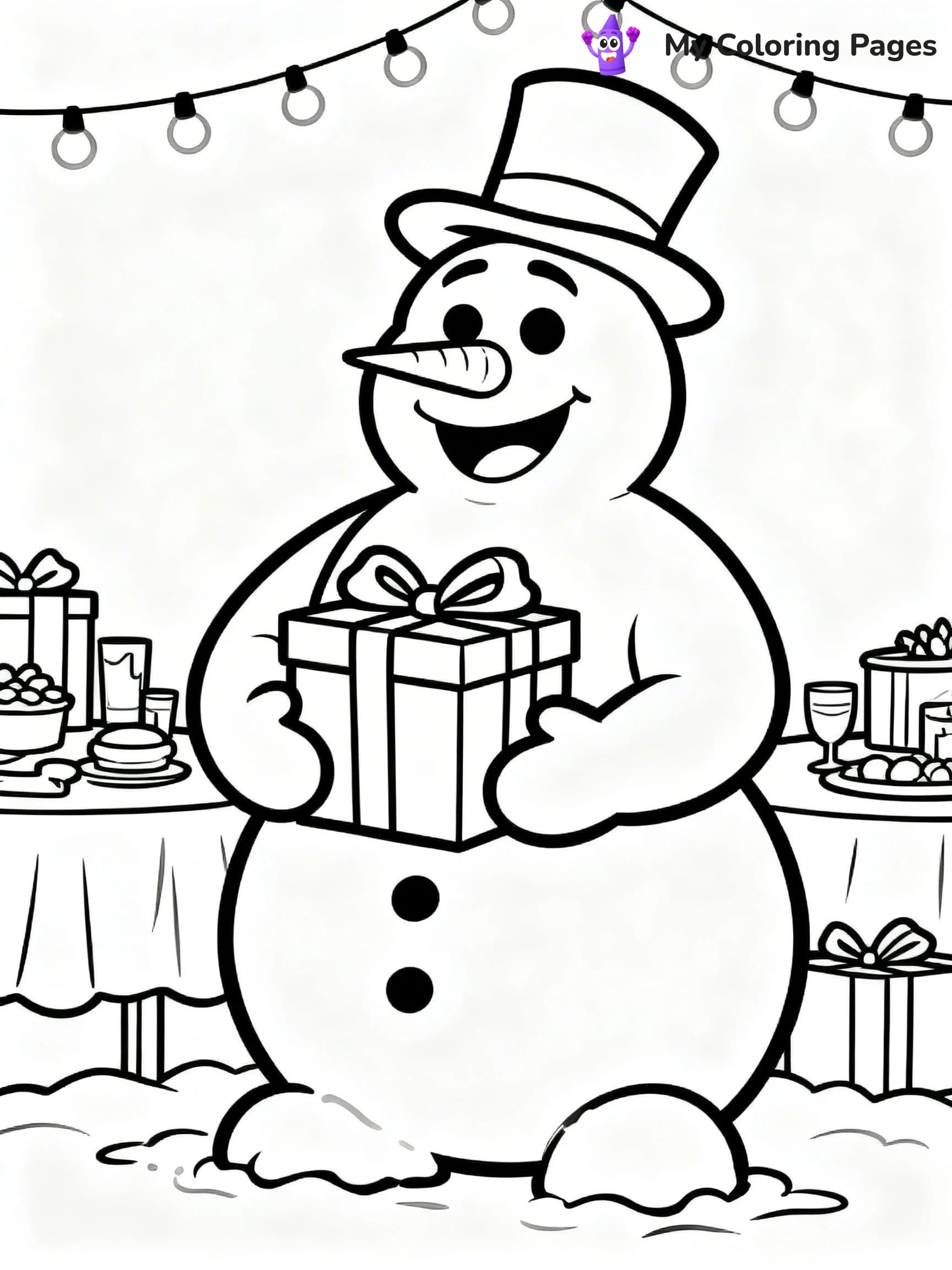 Frosty the Snowman Coloring Pages - 9