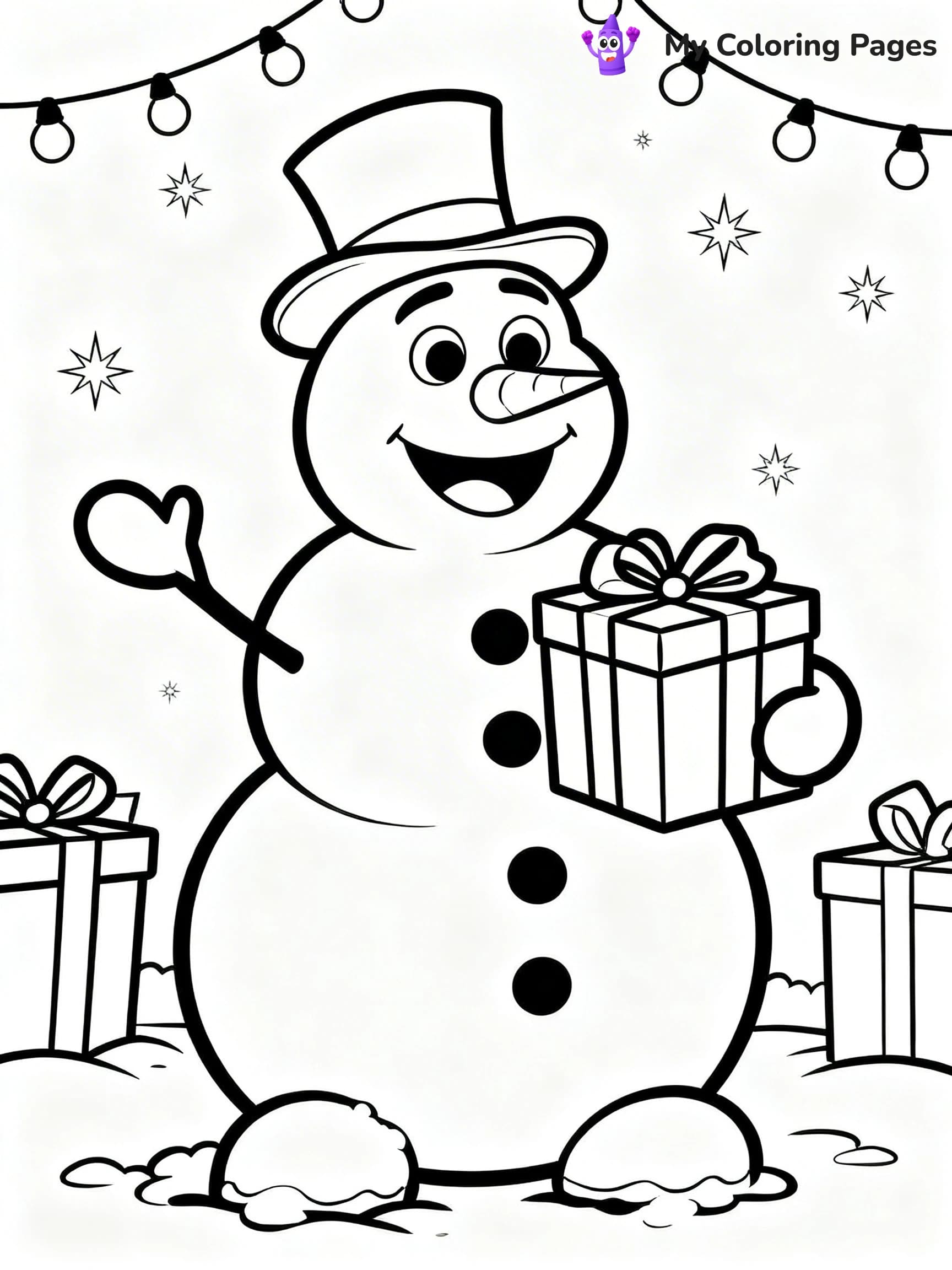 Frosty the Snowman Coloring Pages - 8