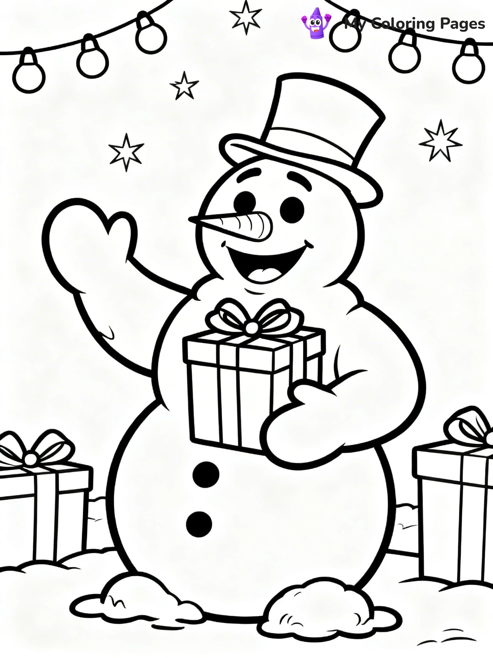 Frosty the Snowman Coloring Pages - 7