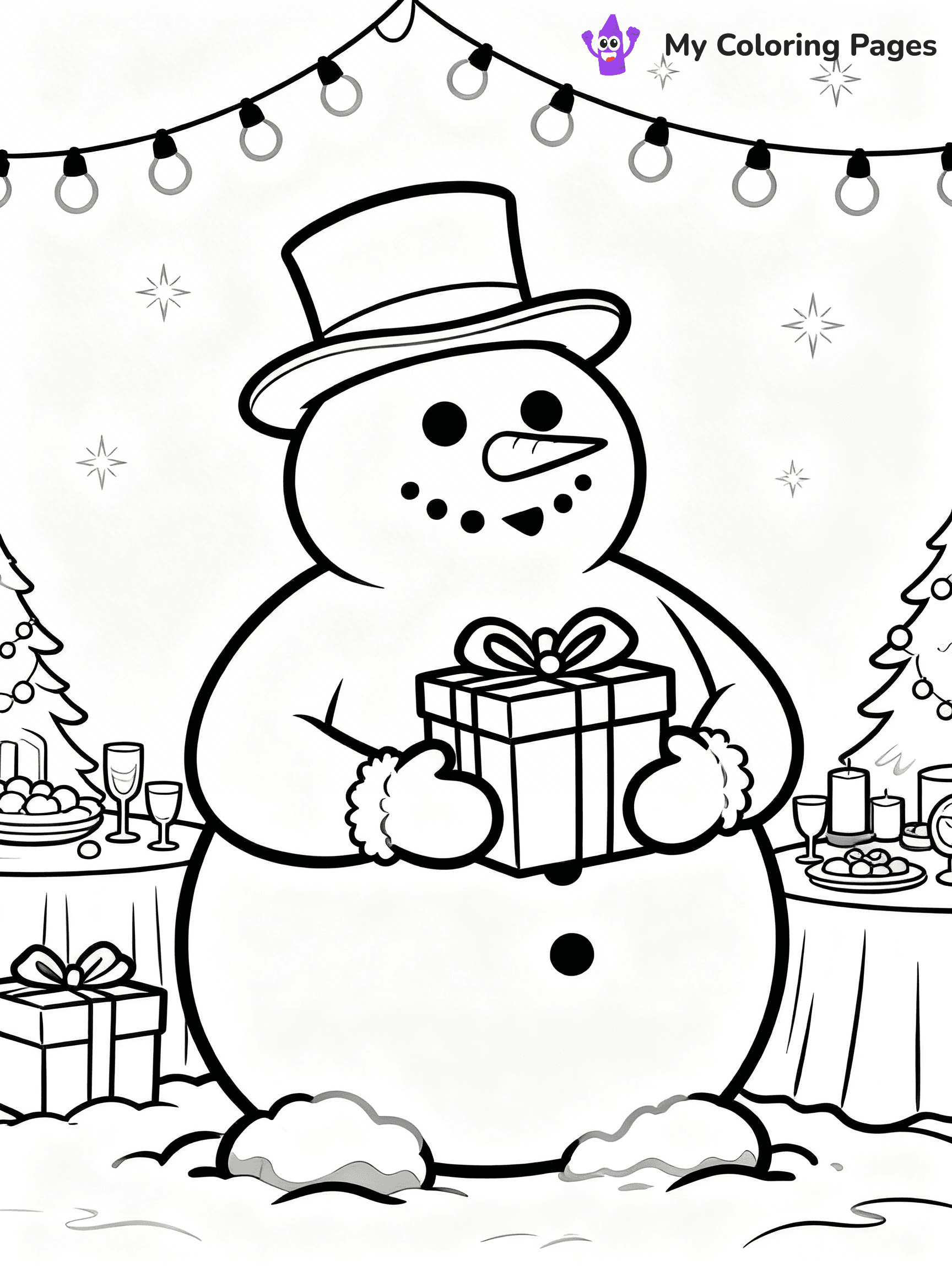 Frosty the Snowman Coloring Pages - 6