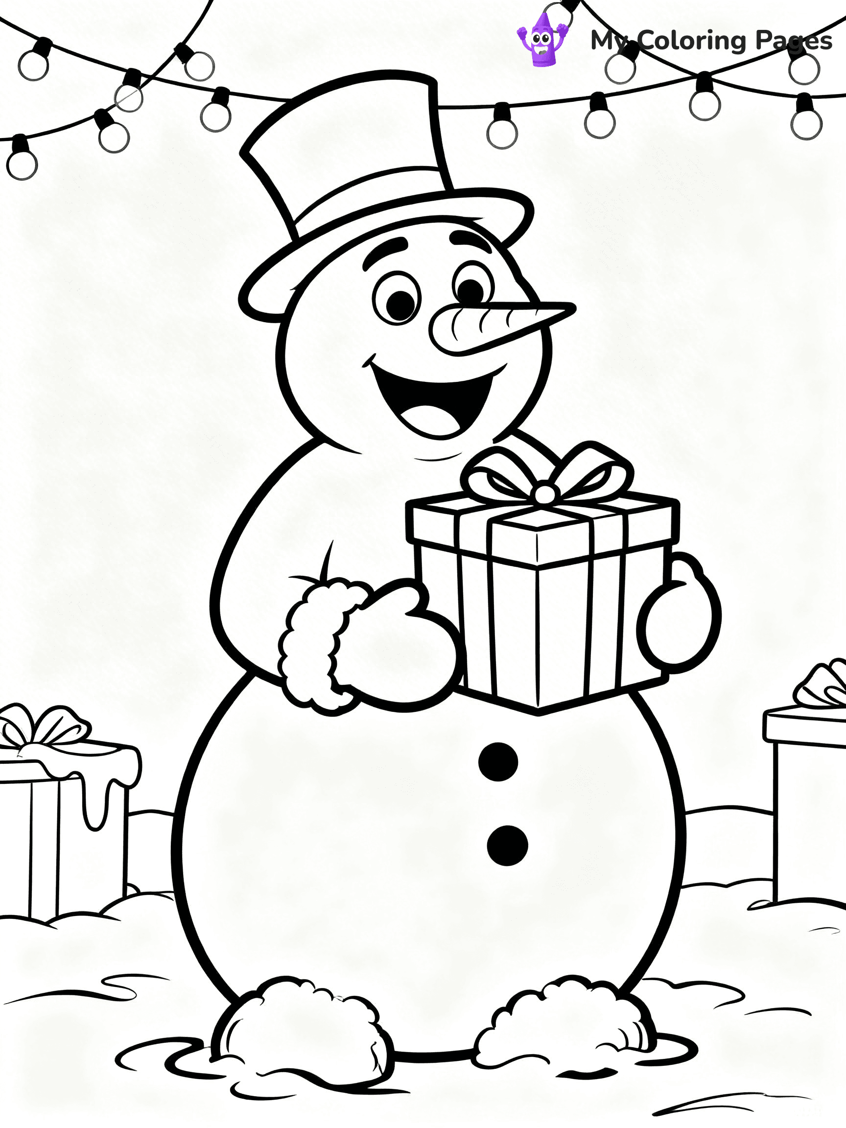 Frosty the Snowman Coloring Pages - 5
