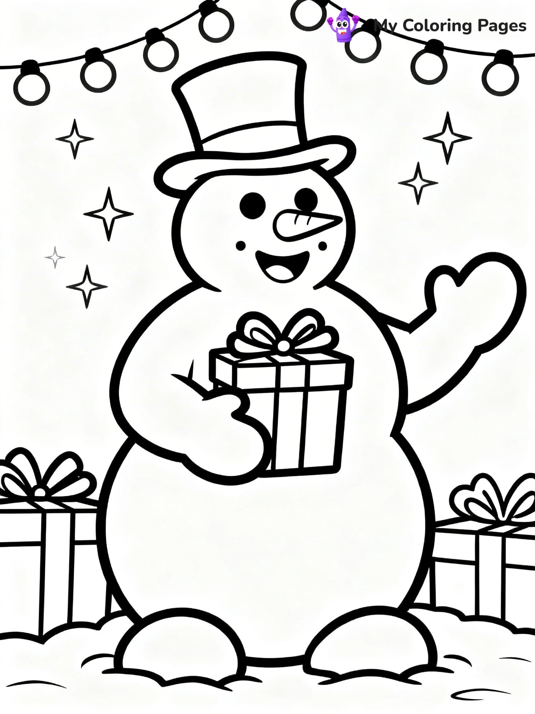 Frosty the Snowman Coloring Pages - 4