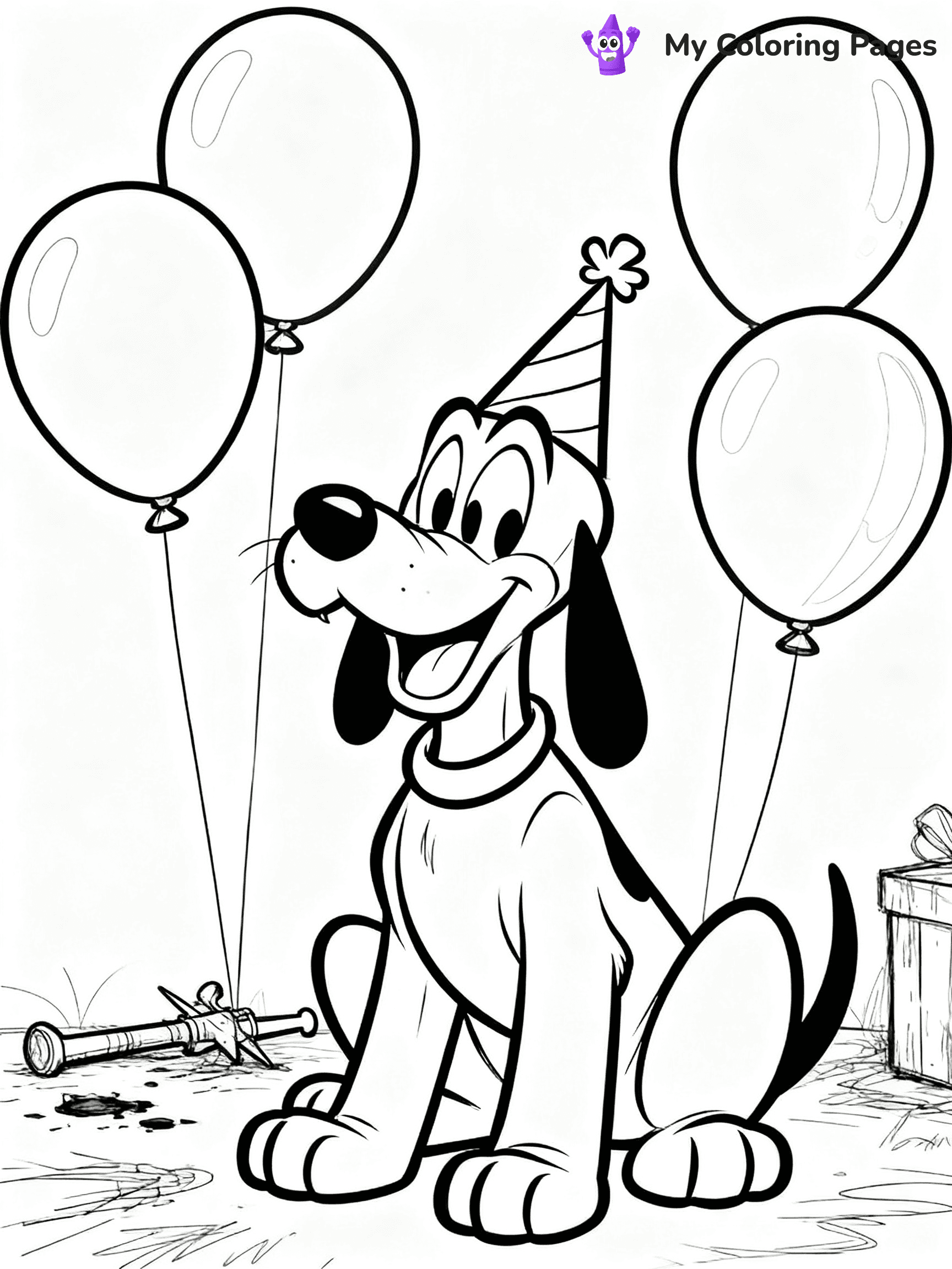 Goofy Coloring Pages - 27