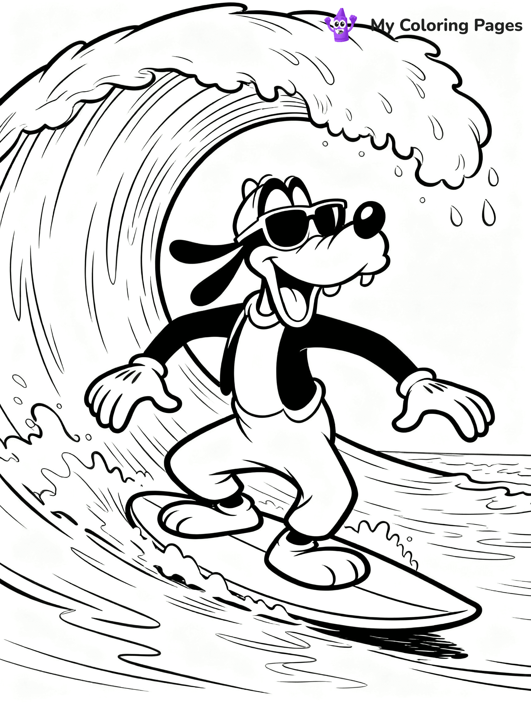 Goofy Coloring Pages - 20