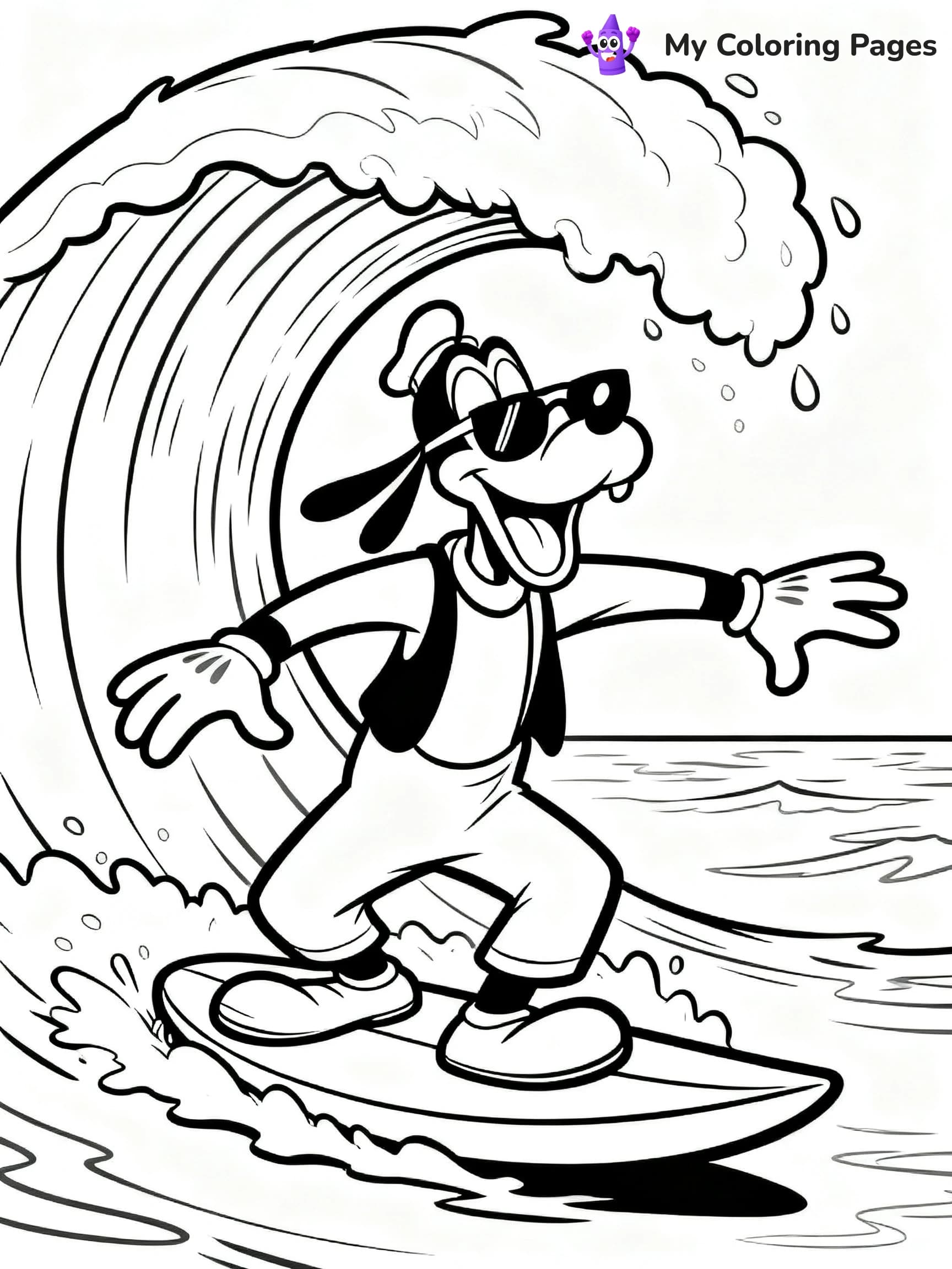 Goofy Coloring Pages - 18