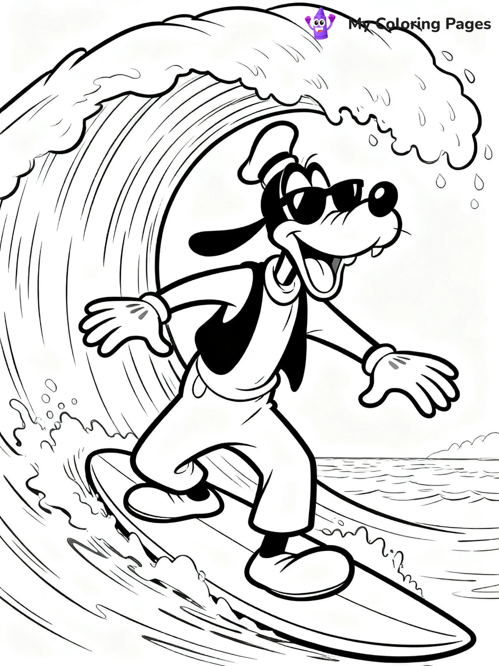 Goofy Coloring Pages - 17