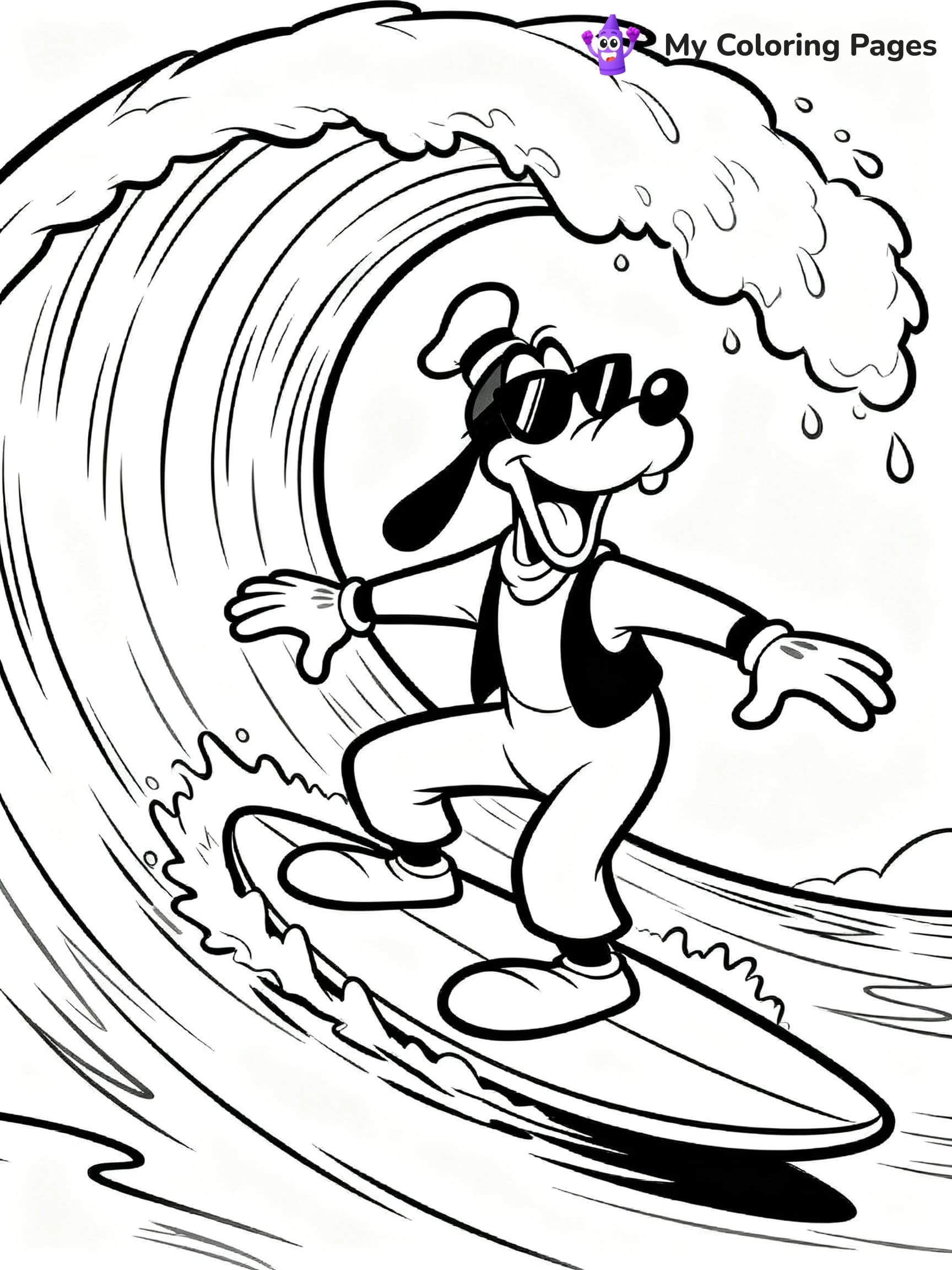Goofy Coloring Pages - 16