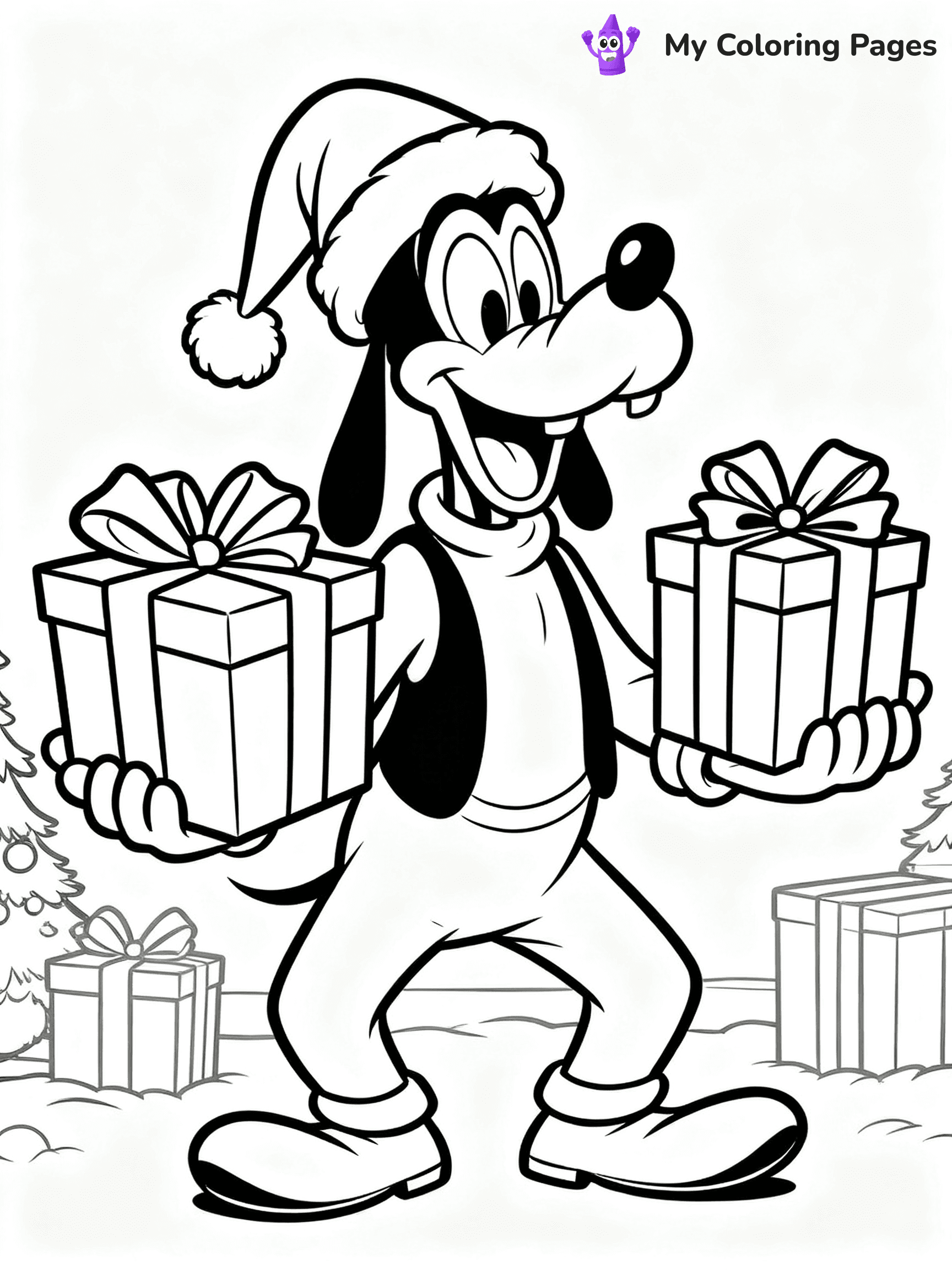 Goofy Coloring Pages - 4