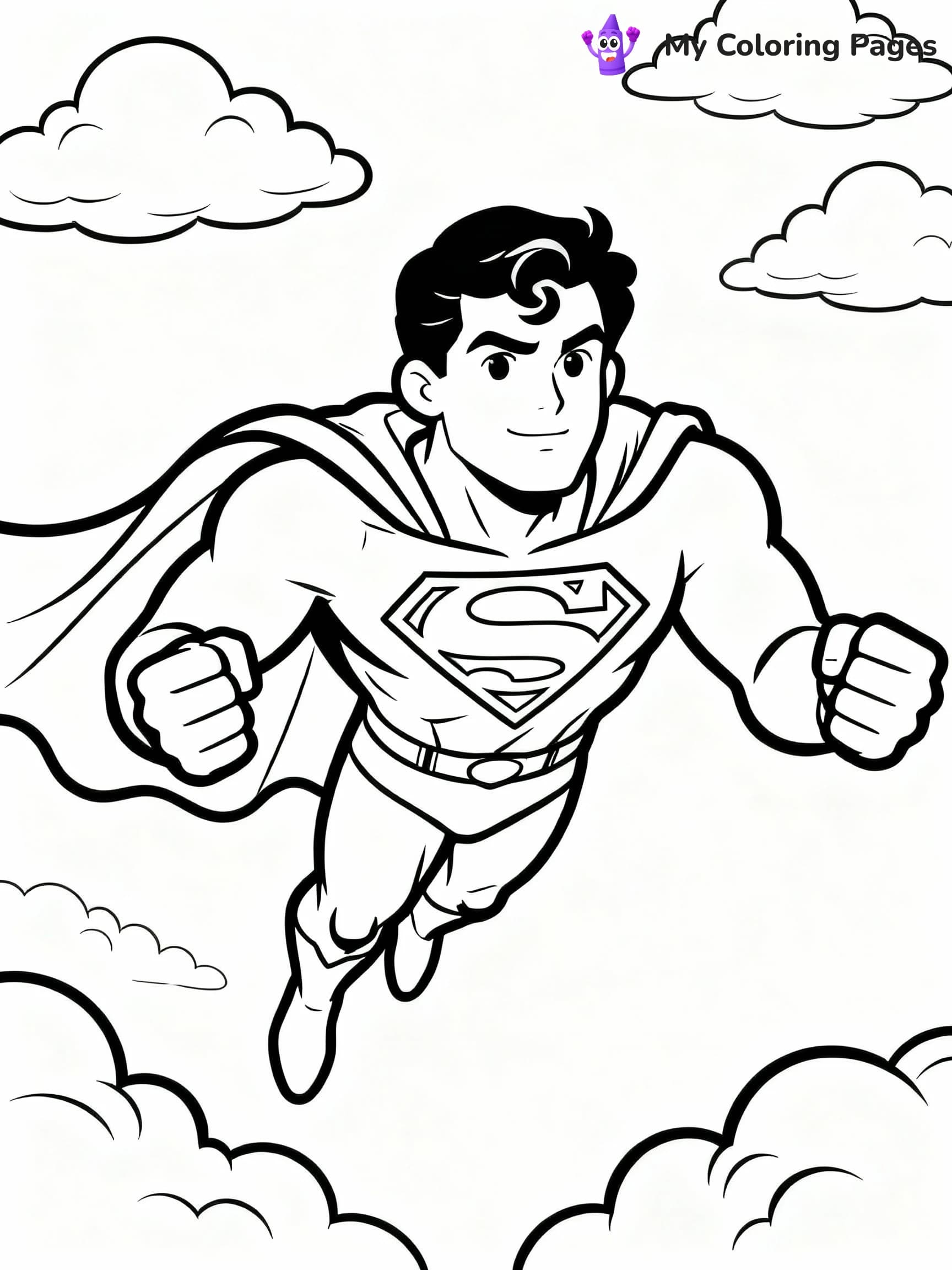 Superman Coloring Pages - 12