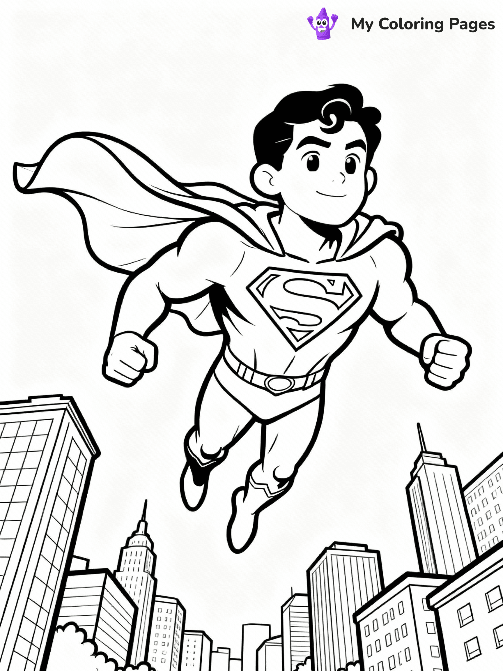 Superman Coloring Pages - 9