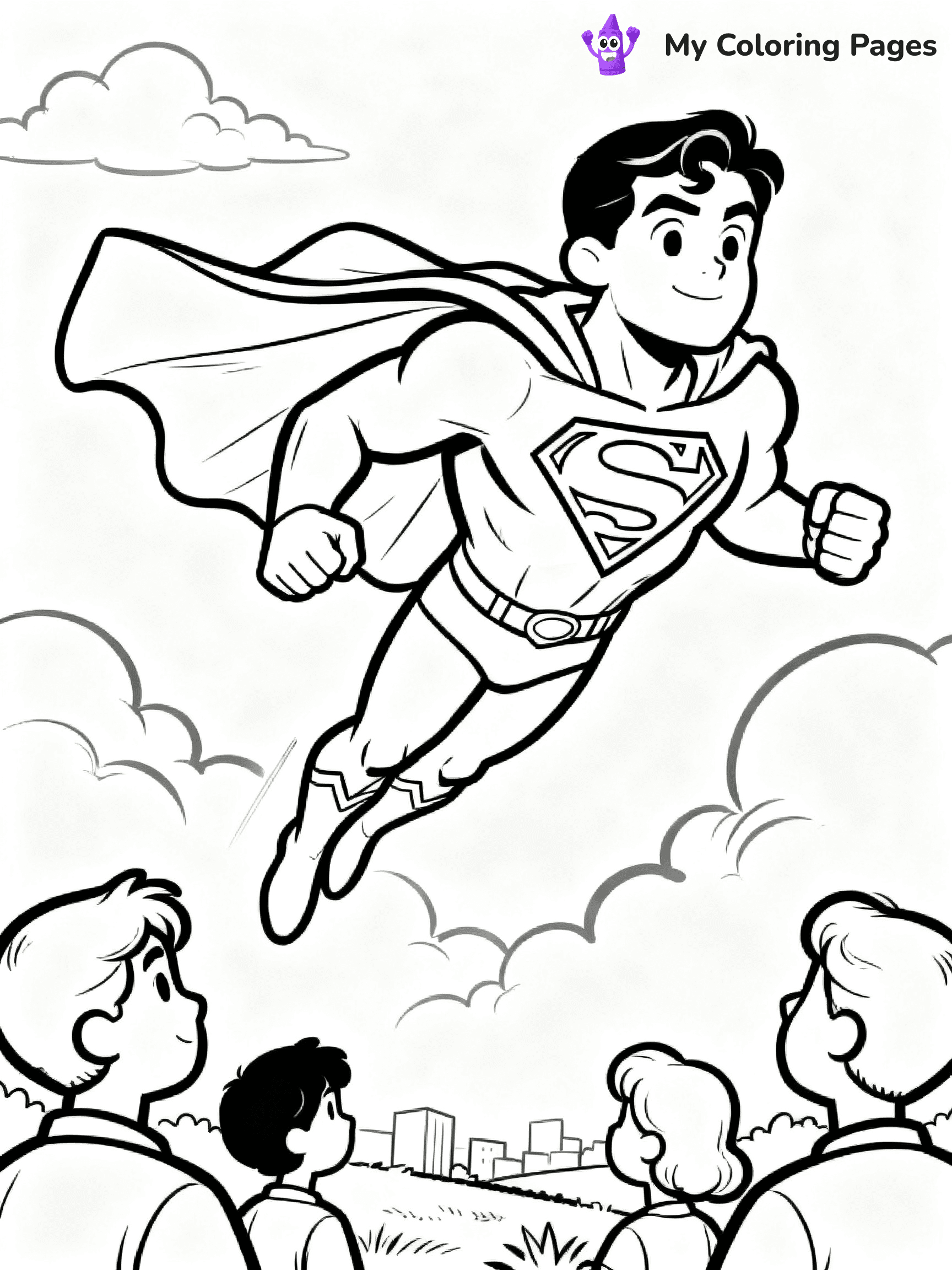 Superman Coloring Pages - 6